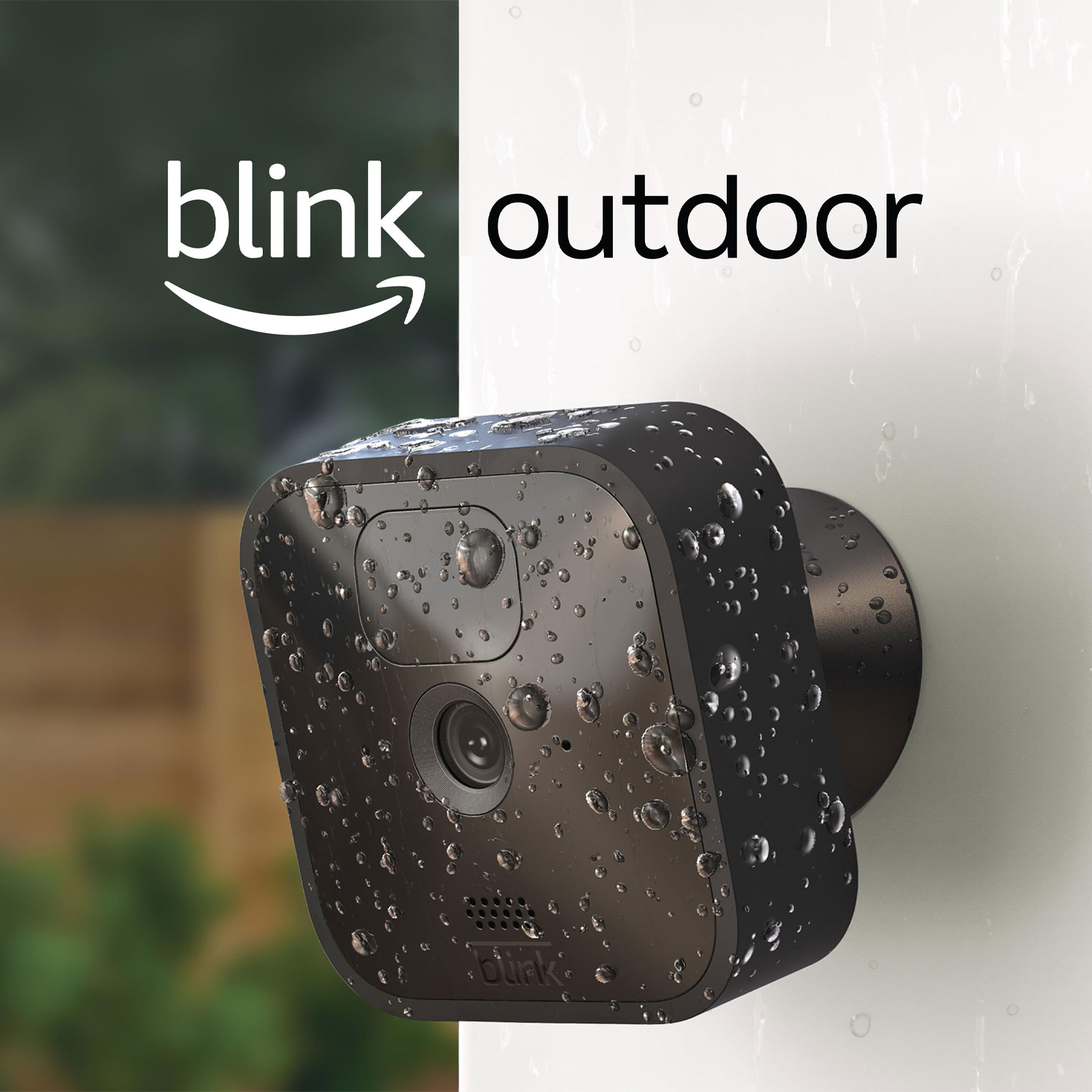 Blink Outdoor schwarz 1 - Add-On Kamera Außenkamera (Überwachungskamera, WLAN, Amazon Alexa, ohne Sync Module 2 zur Erweiterung der Outdoor Kameras)