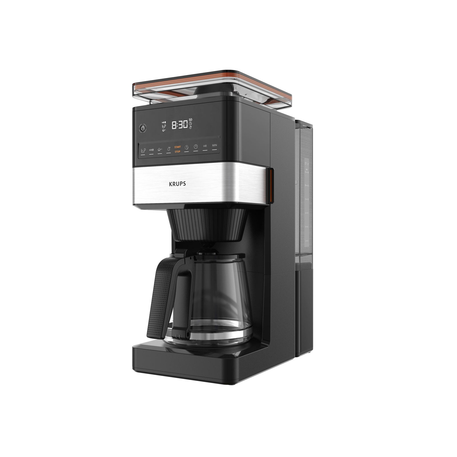 KRUPS KM8428 Grind Aroma XL Glas Filterkaffeemaschine