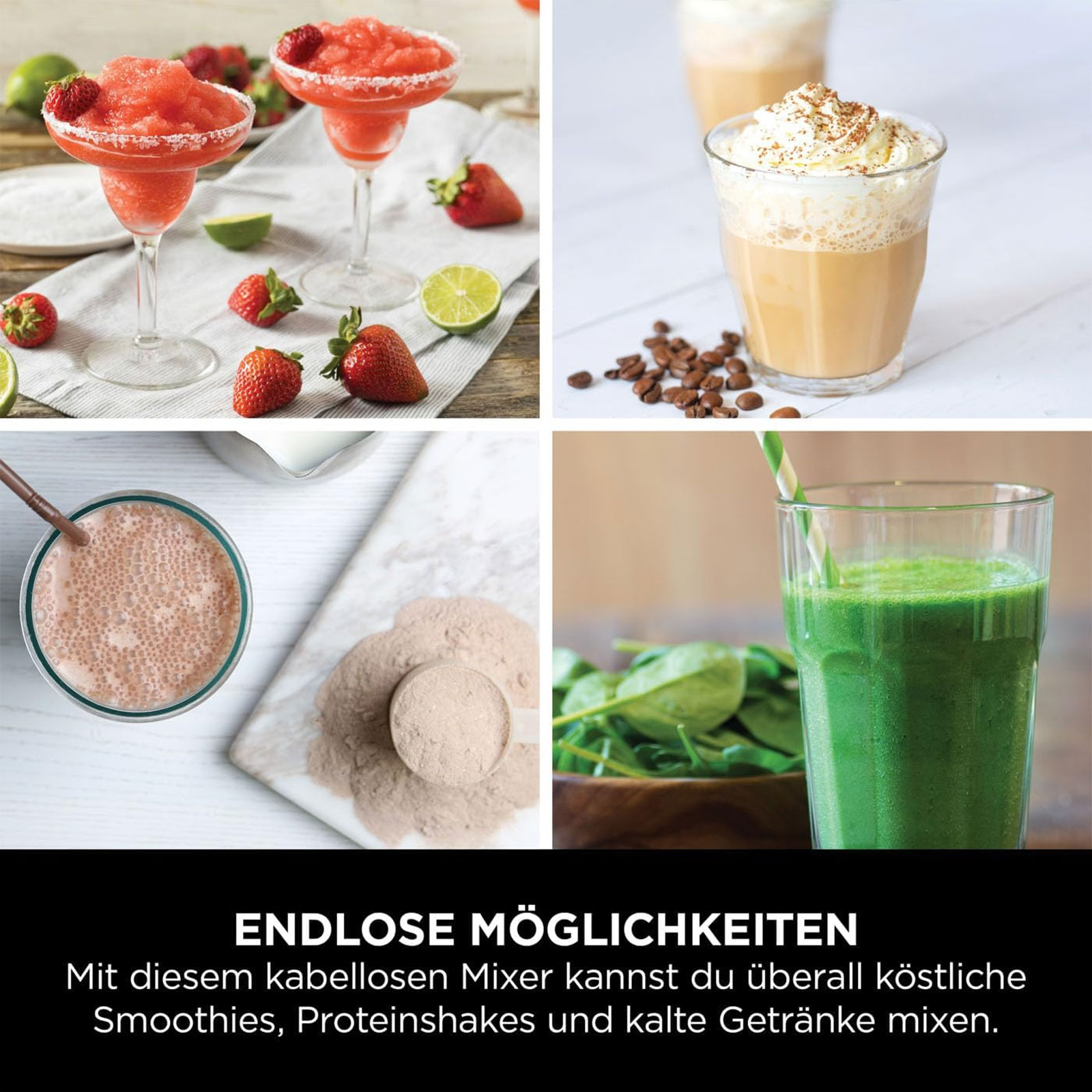 Ninja Standmixer BC151EUBK Blast