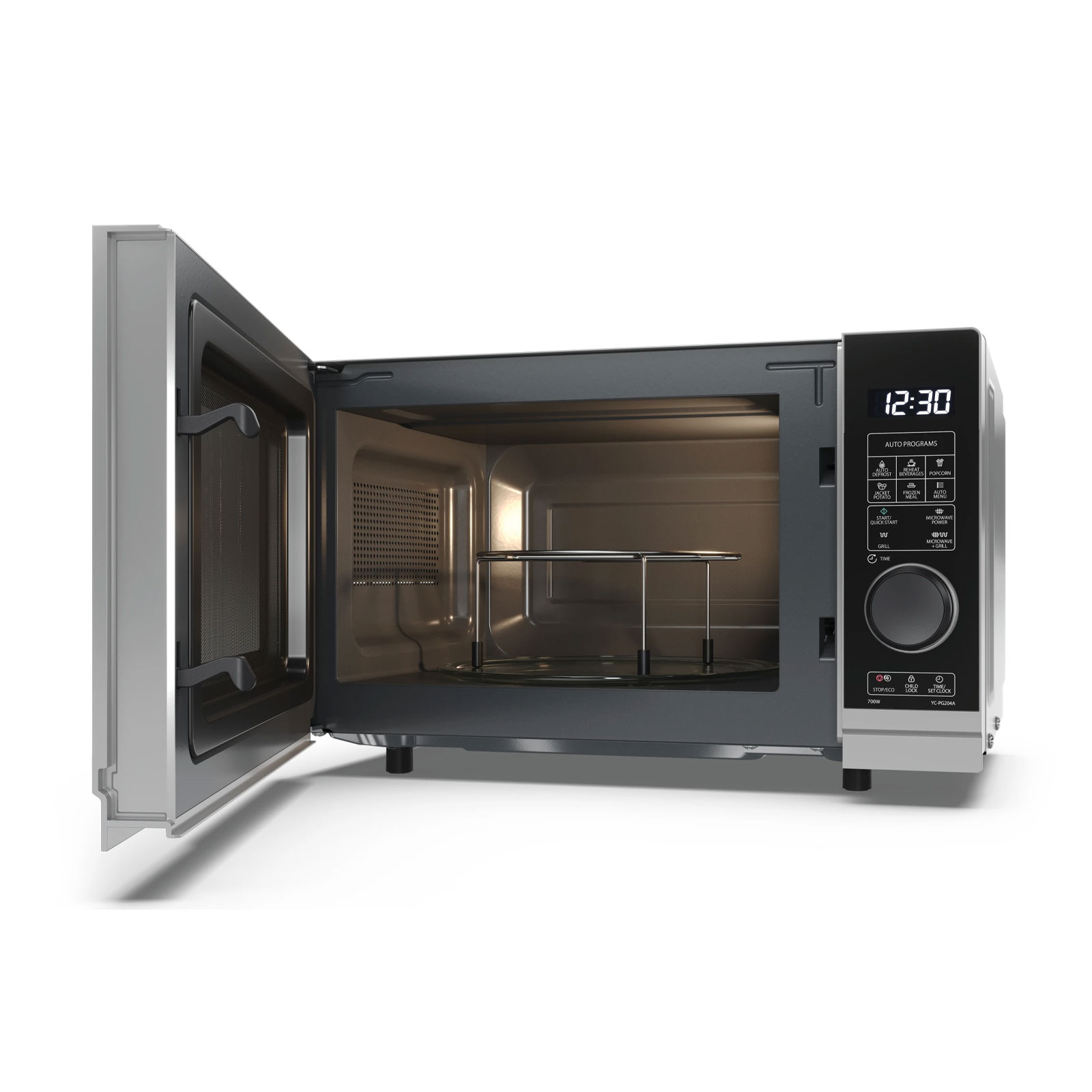 Sharp YC-PG204AE-S Mikrowelle 20L Sharp YC-PG204AE-S Mikrowelle 20L