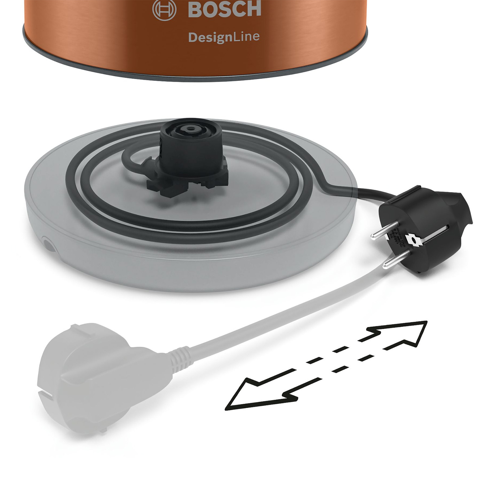 Bosch TWK4P439 Wasserkocher noble copper crystal Bosch TWK4P439 Wasserkocher noble copper crystal