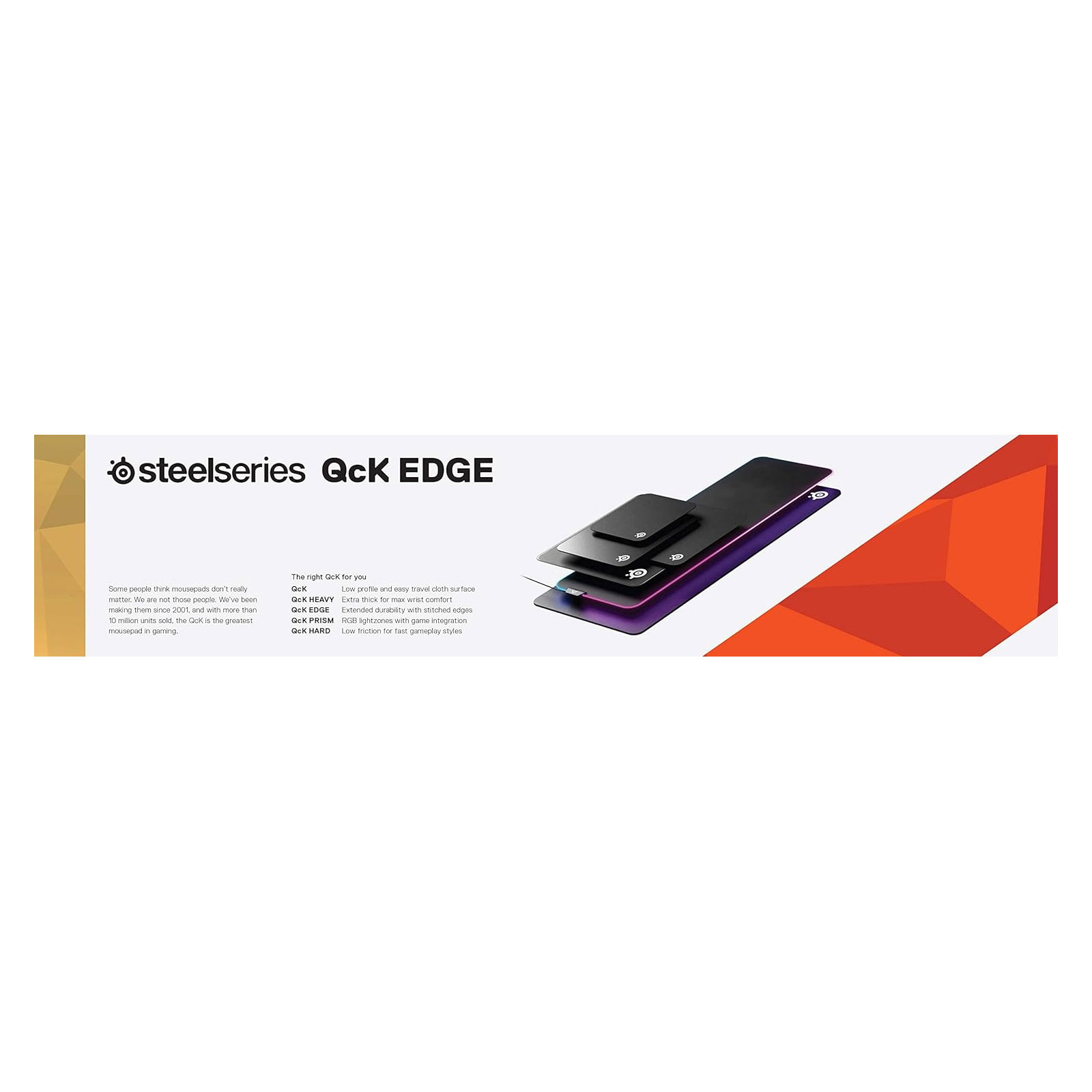 Steelseries QcK Edge XL Gaming-Mauspad