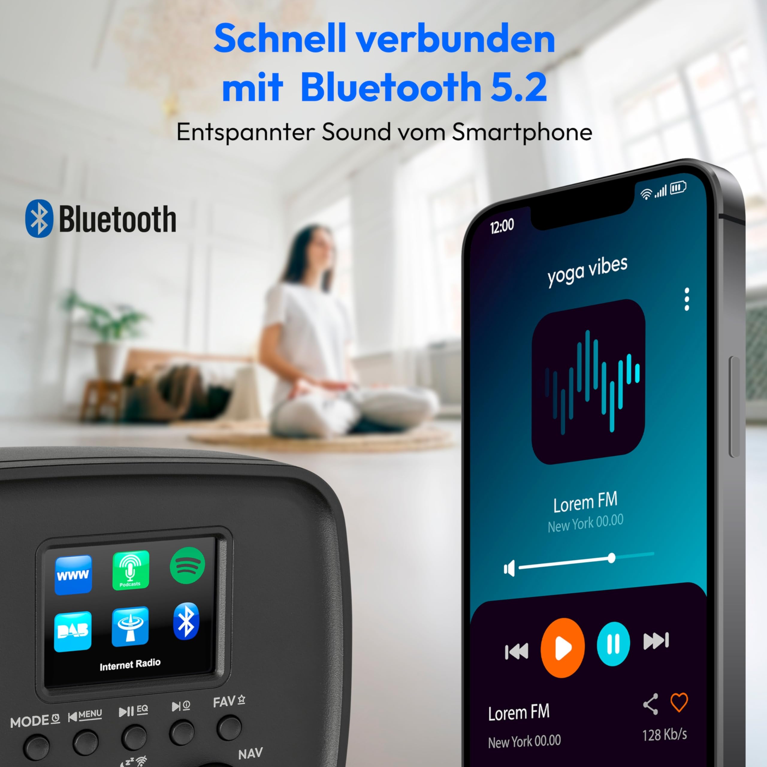 MEDION Internetradio mit DAB+ Life IRE-1
