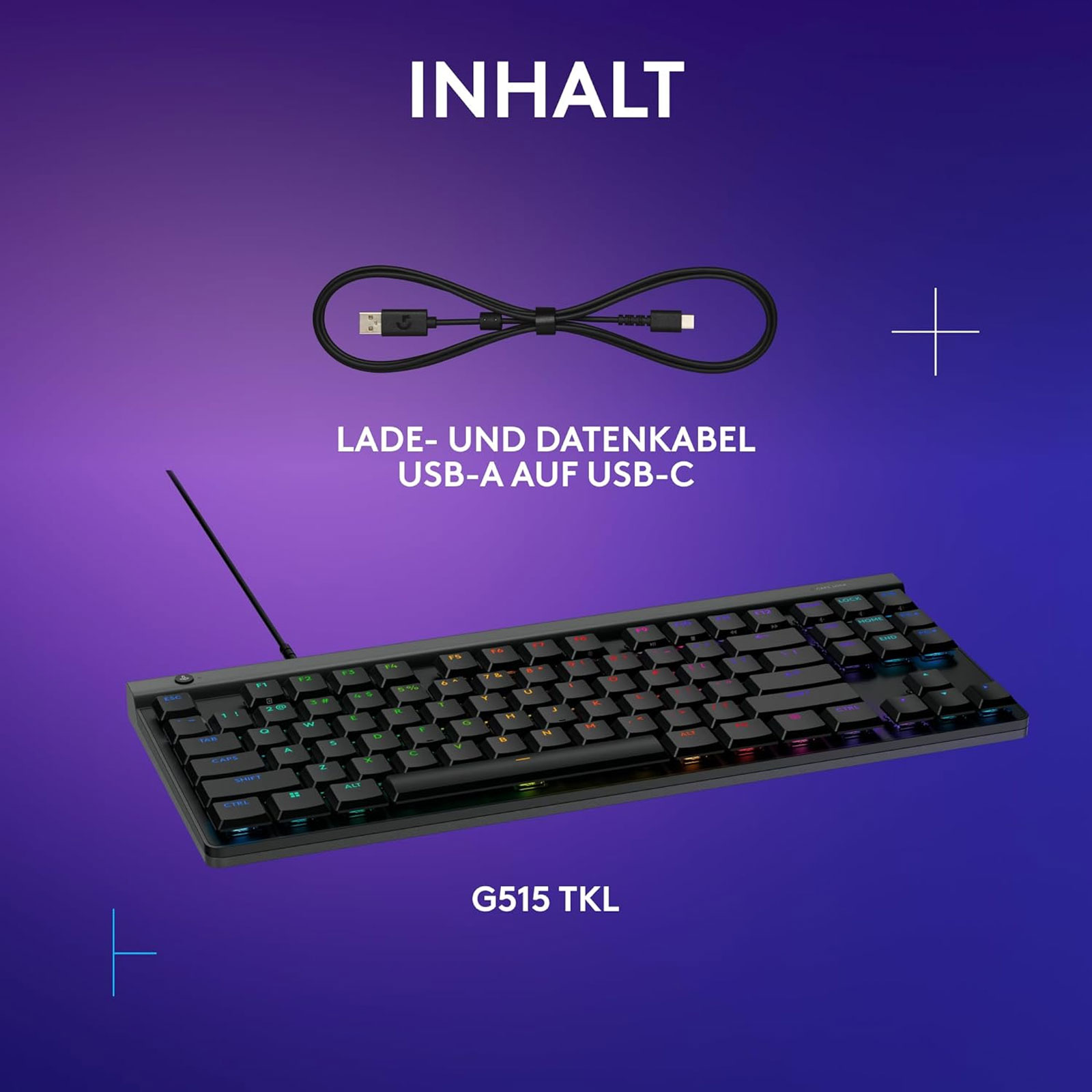 LOGITECH G Gaming-Tastatur G515 TKL