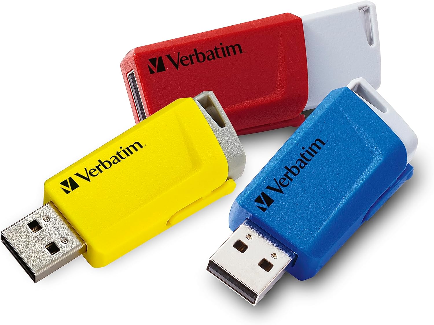 Verbatim Store 'n' Click USB 3.2 Gen 1 3x 16GB Rot/Blau/Gelb USB-Stick