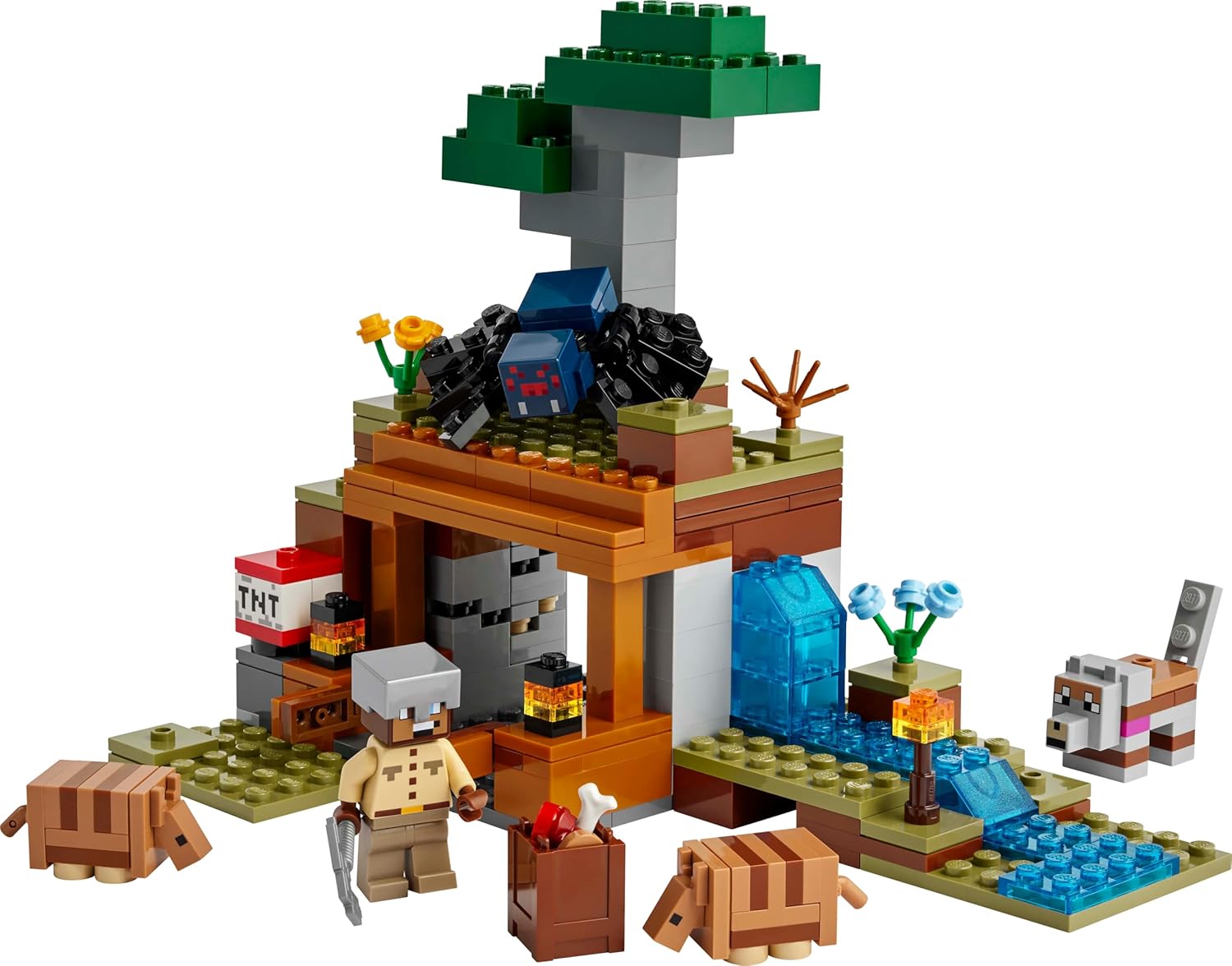 LEGO Minecraft Die Expedition zur Gürteltiermine 21269