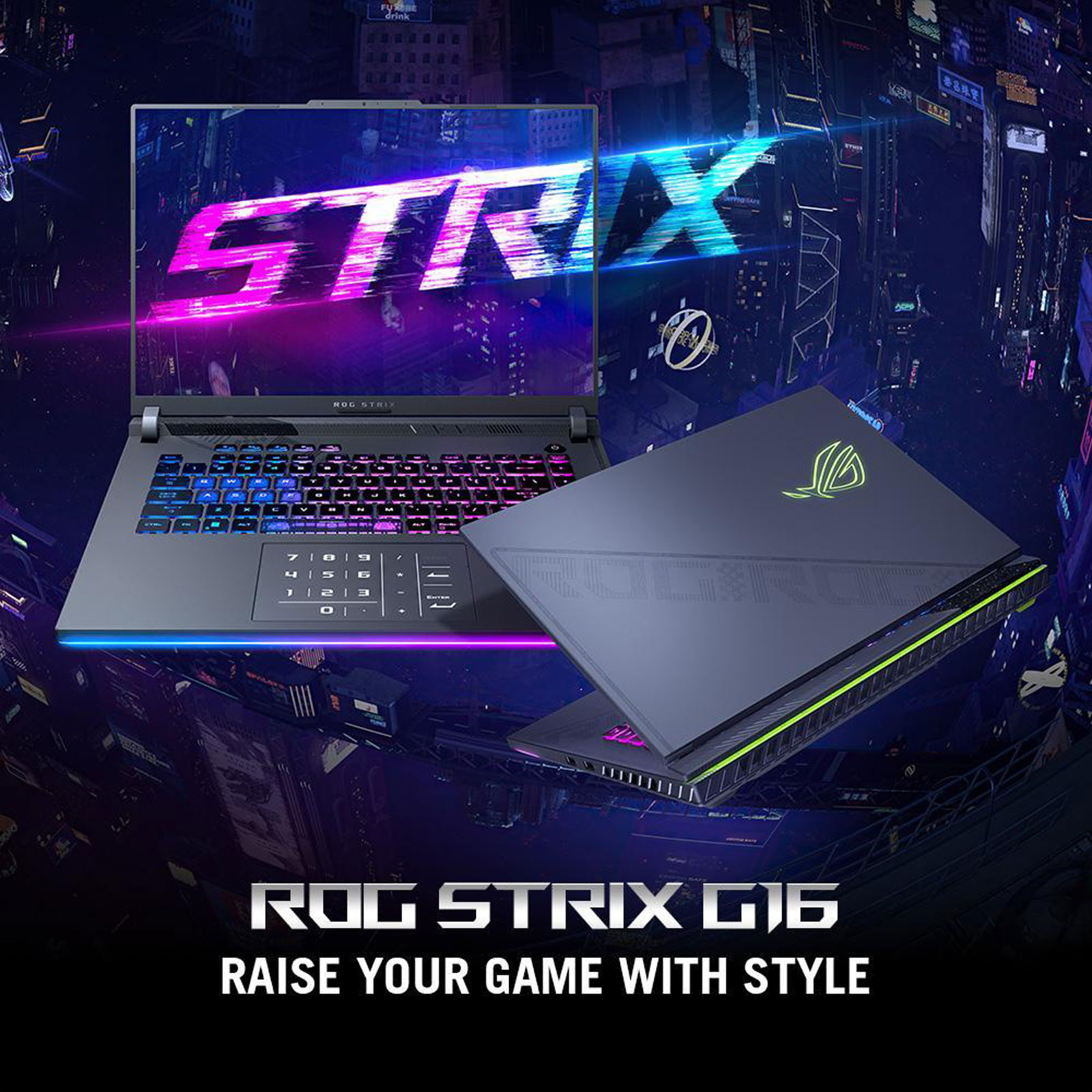 ASUS ROG Strix G16 G614JIR-N3024M, 16 Zoll, WUXGA, Intel Core i9-14900HX, 32 GB, 1 TB SSD, RTX 4070 (Eclipse Gray, IPS, 165 Hz, 7 ms, entspiegelt)