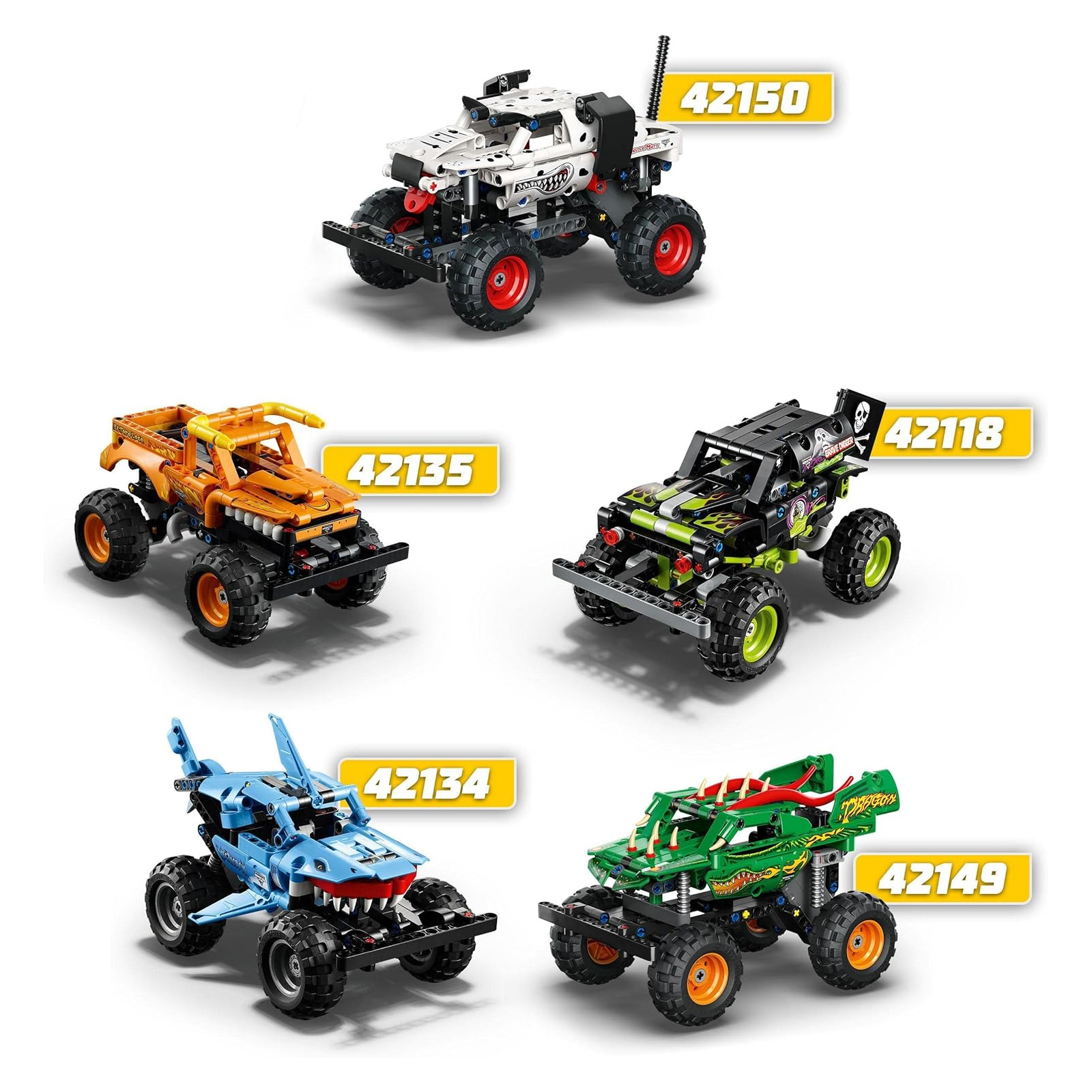 LEGO Technic Monster Jam Dragon, Monster Truck-Spielzeug für Jungen und Mädchen