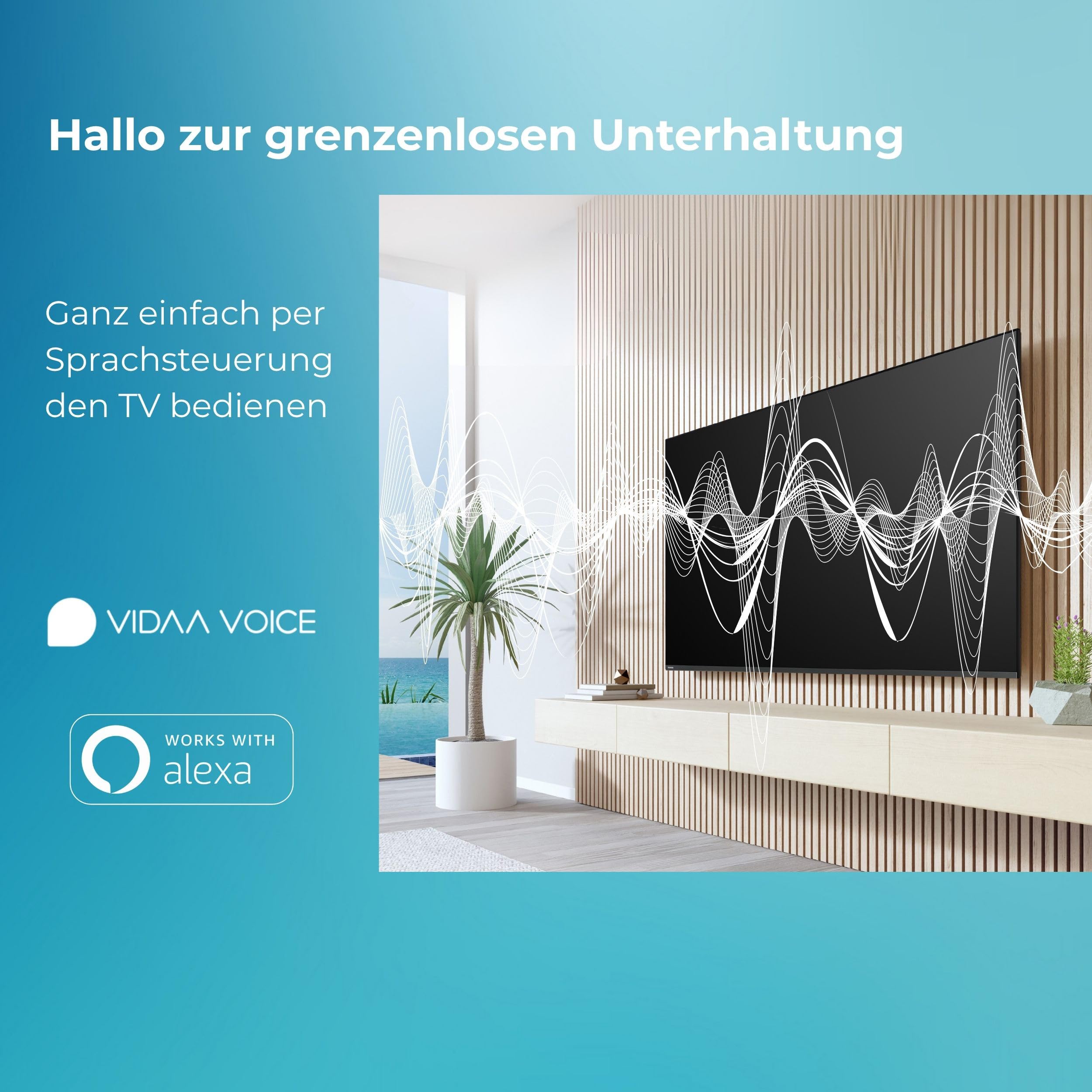 Toshiba Fernseher 32 Zoll Smart TV VIDAA Full HD Fernseher