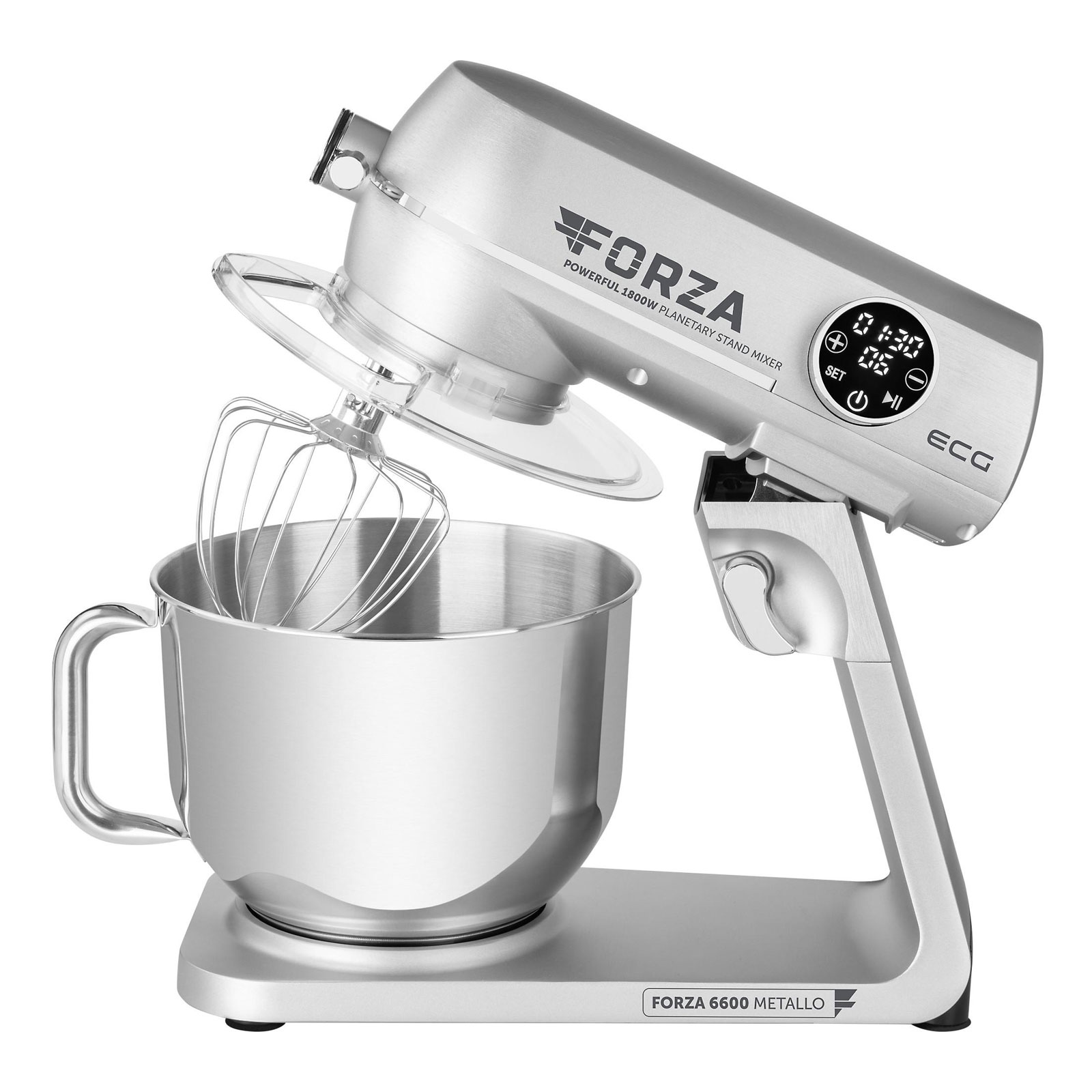ECG Küchenmaschine FORZA 6600 Metallo Scuro