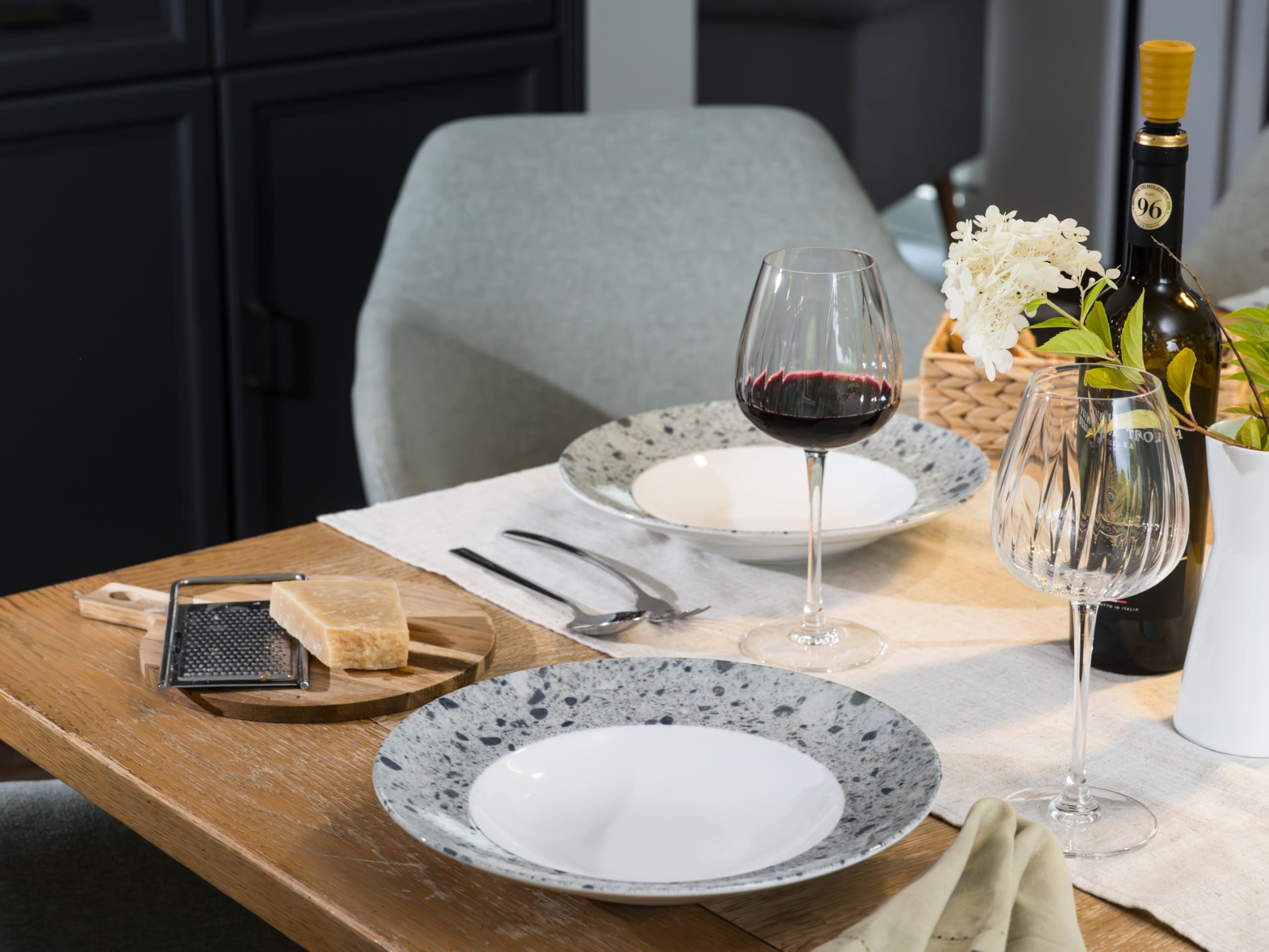 Creatable, 24722, Serie Stone Collection Florenz, 4-teiliges Geschirrset