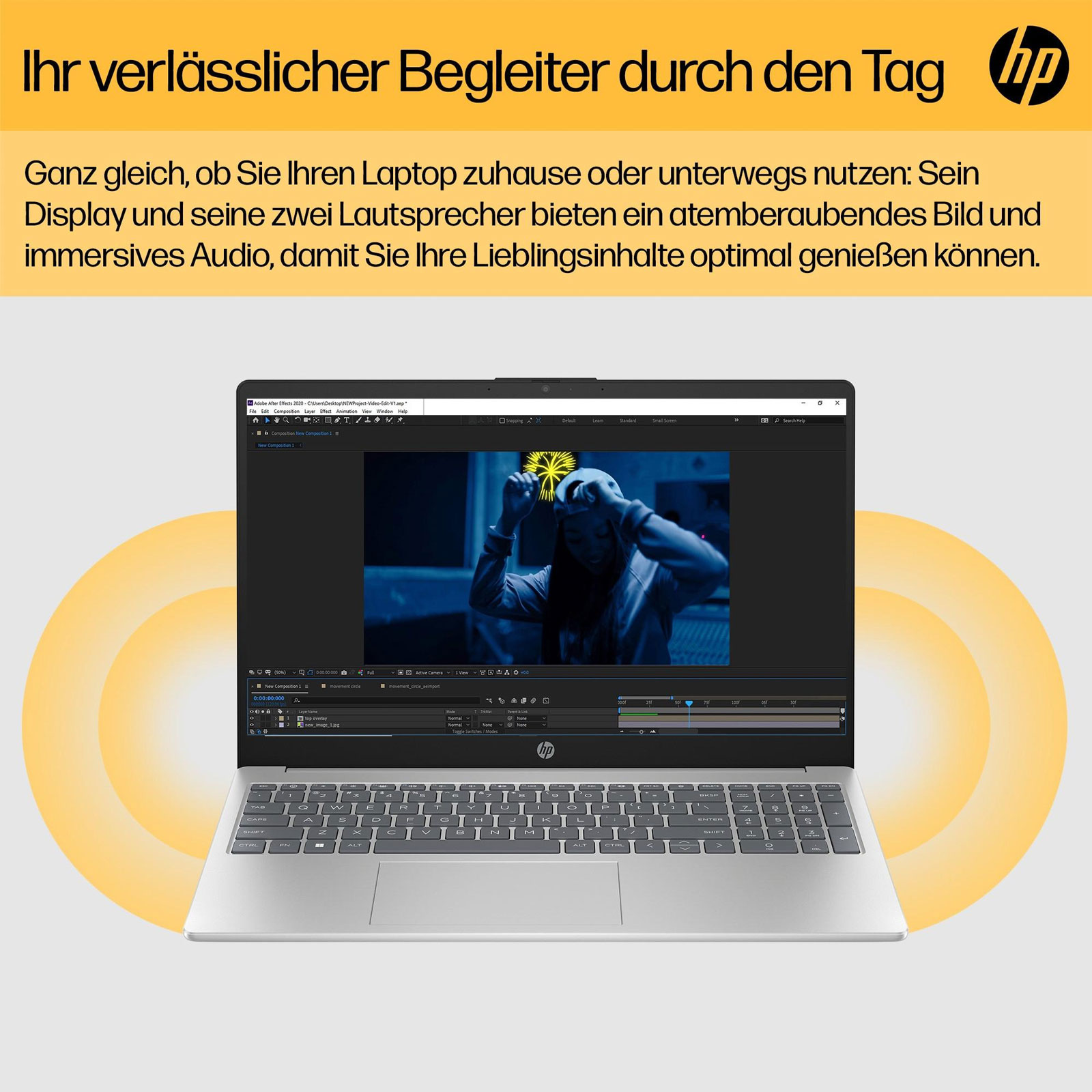 HP 15-fc0655ng, Silber, 15,6 Zoll, Full HD, AMD Ryzen 5 7520U, 16 GB, 1 TB M.2 SSD, Win11 Home