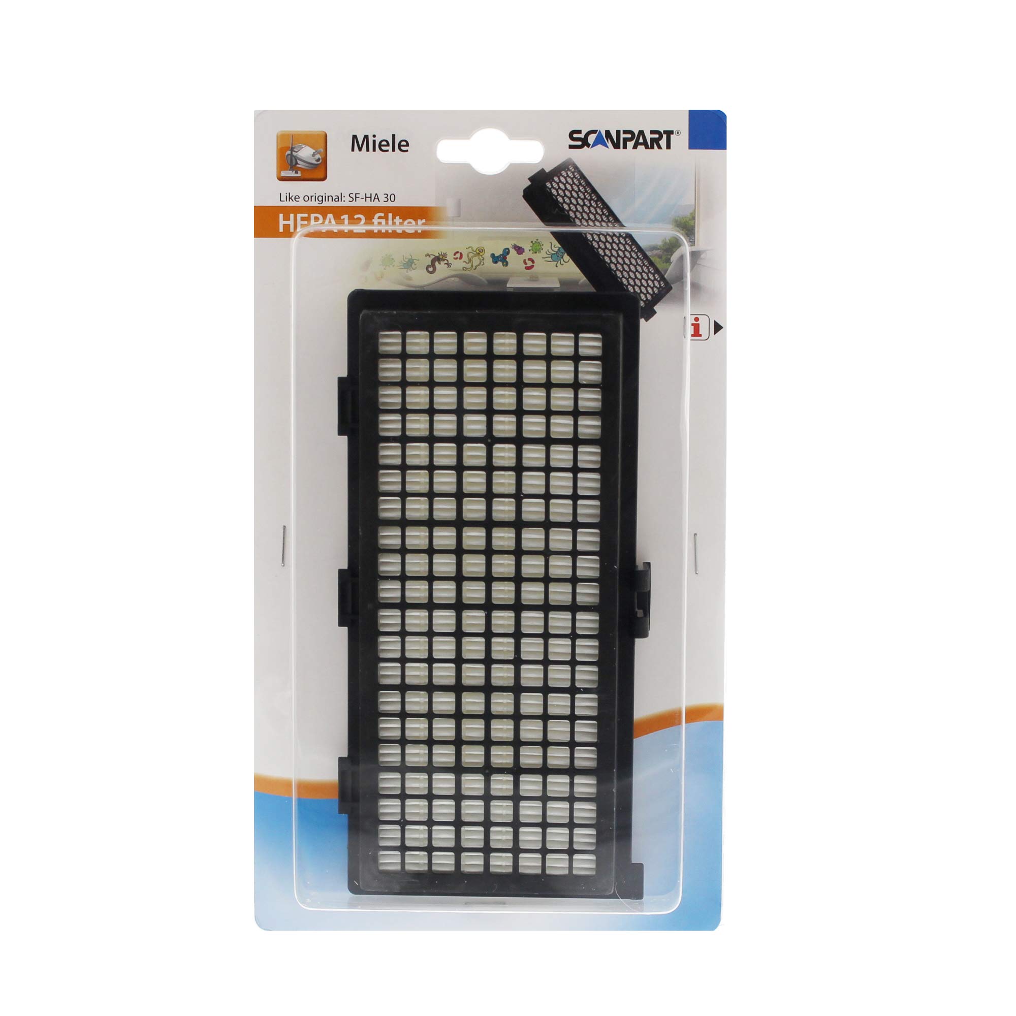 Scanpart Hepa Filter wie Original Miele SF-HA30