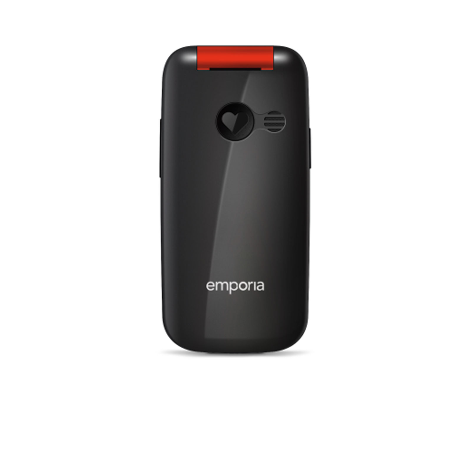 Emporia ONE 2G, Schwarz/Rot - Modell 2025 Handy (Seniorenhandy, Klapp)