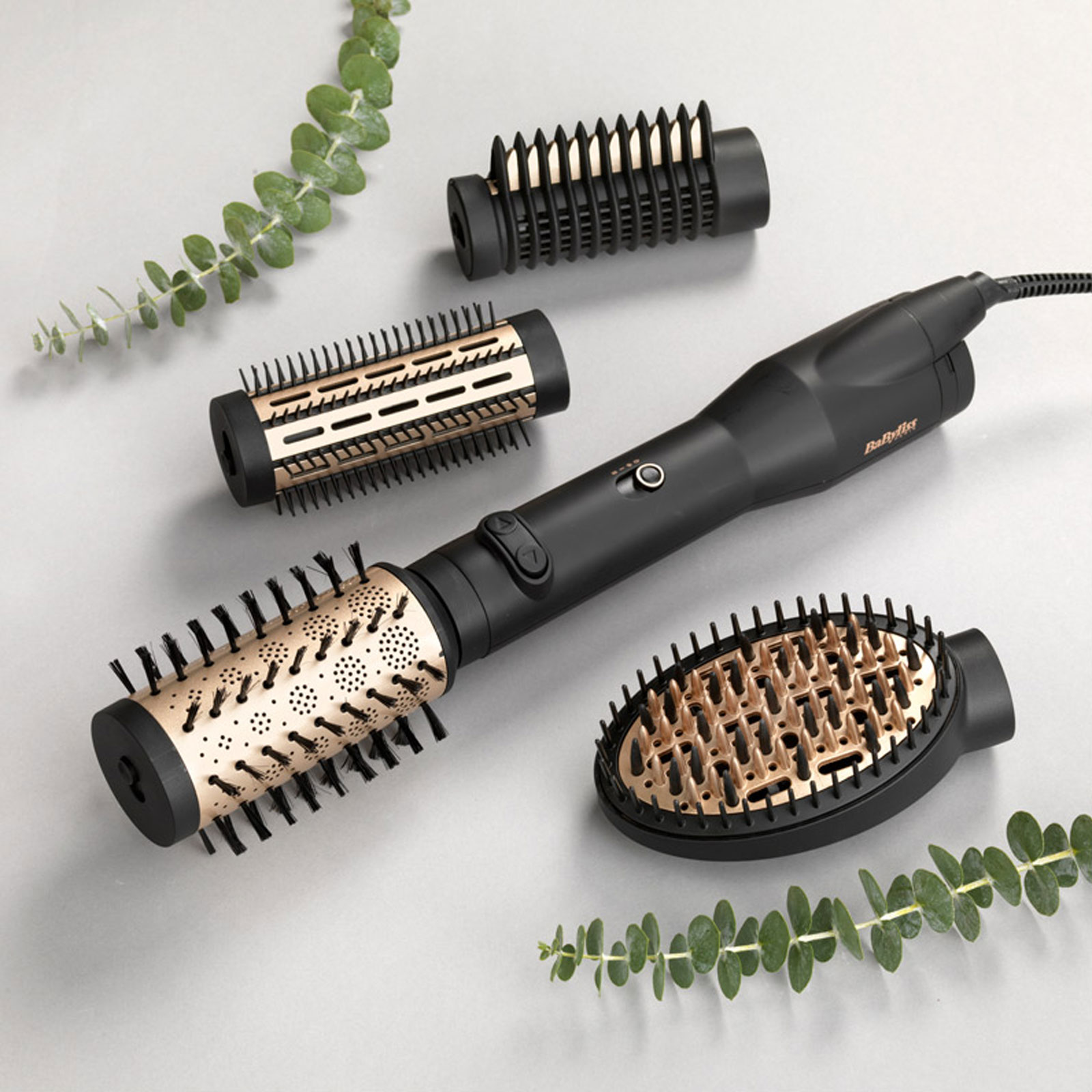 Babyliss AS970E Big Hair Lustre Warmluftbürste schwarz/ gold