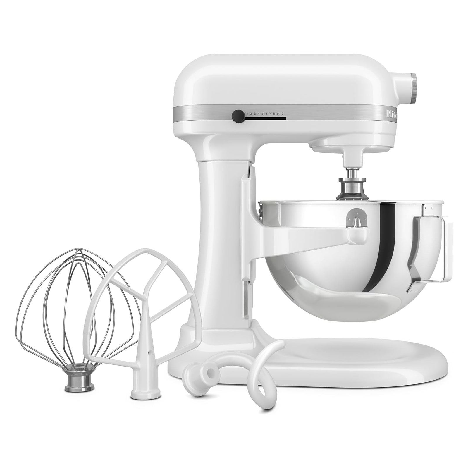 KitchenAid 5KSM55SXXEWH Heavy Duty 5,2 L Küchenmaschine weiß