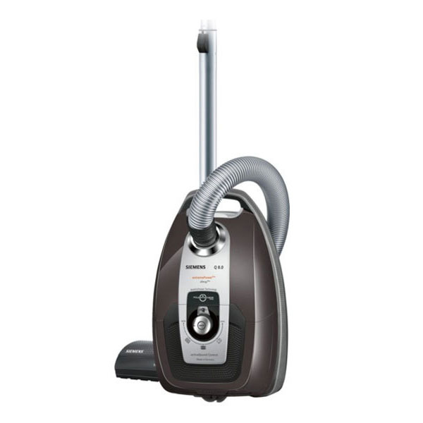 Siemens VSQ8532S Bodenstaubsauger taupe 750 W mit Zubehör