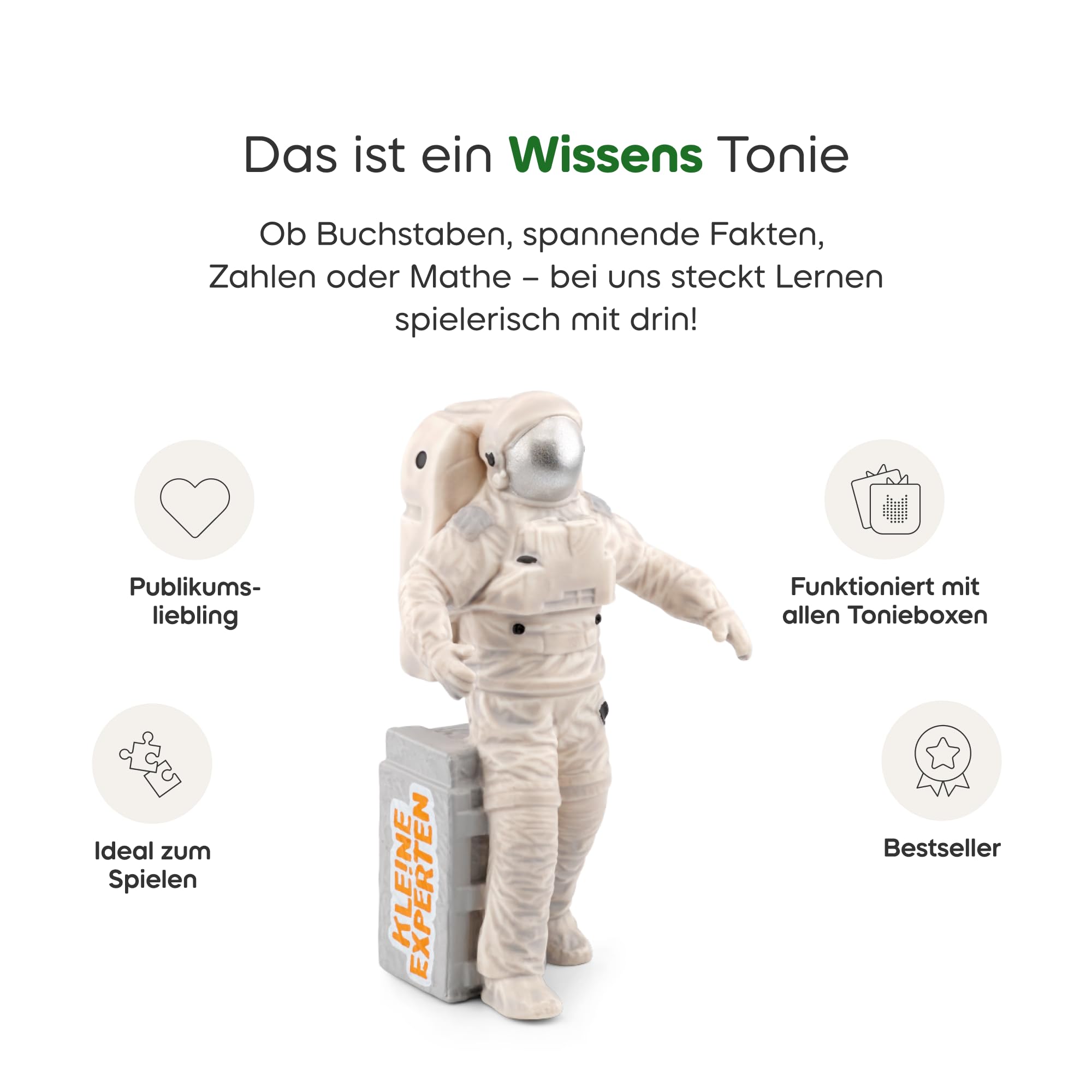 tonies Hörfigur für Toniebox, KLE!NE Experten schweben mit Astronauten