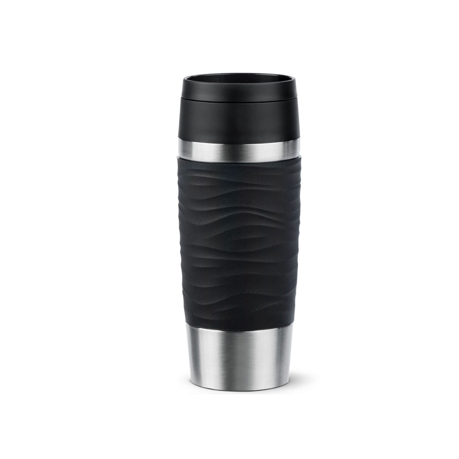 EMSA TRAVEL MUG Waves 0,36 L Schwarz