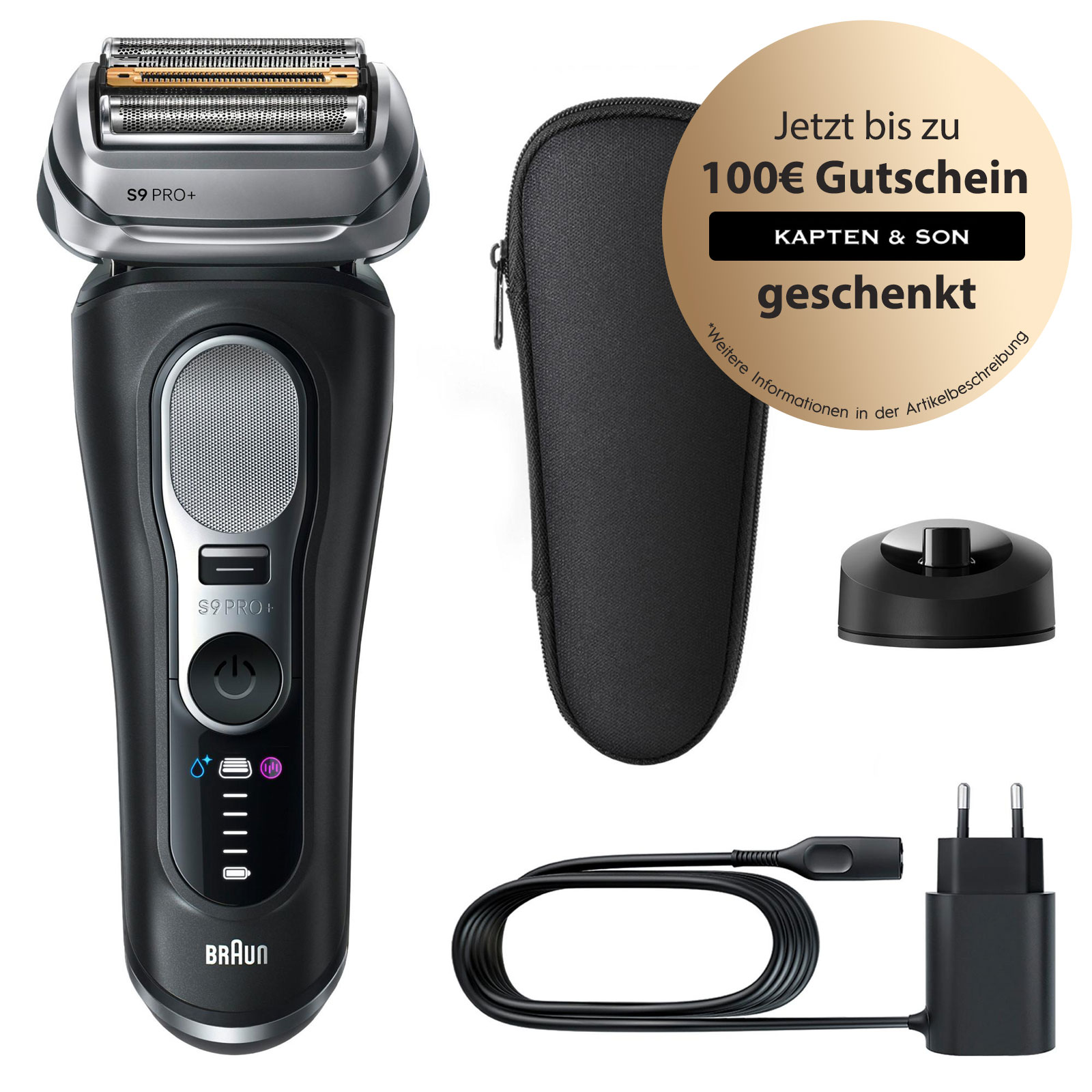 BRAUN Series 9 PRO+ 9610s Herrenrasierer Elektrorasierer Pro-SensoAdapt