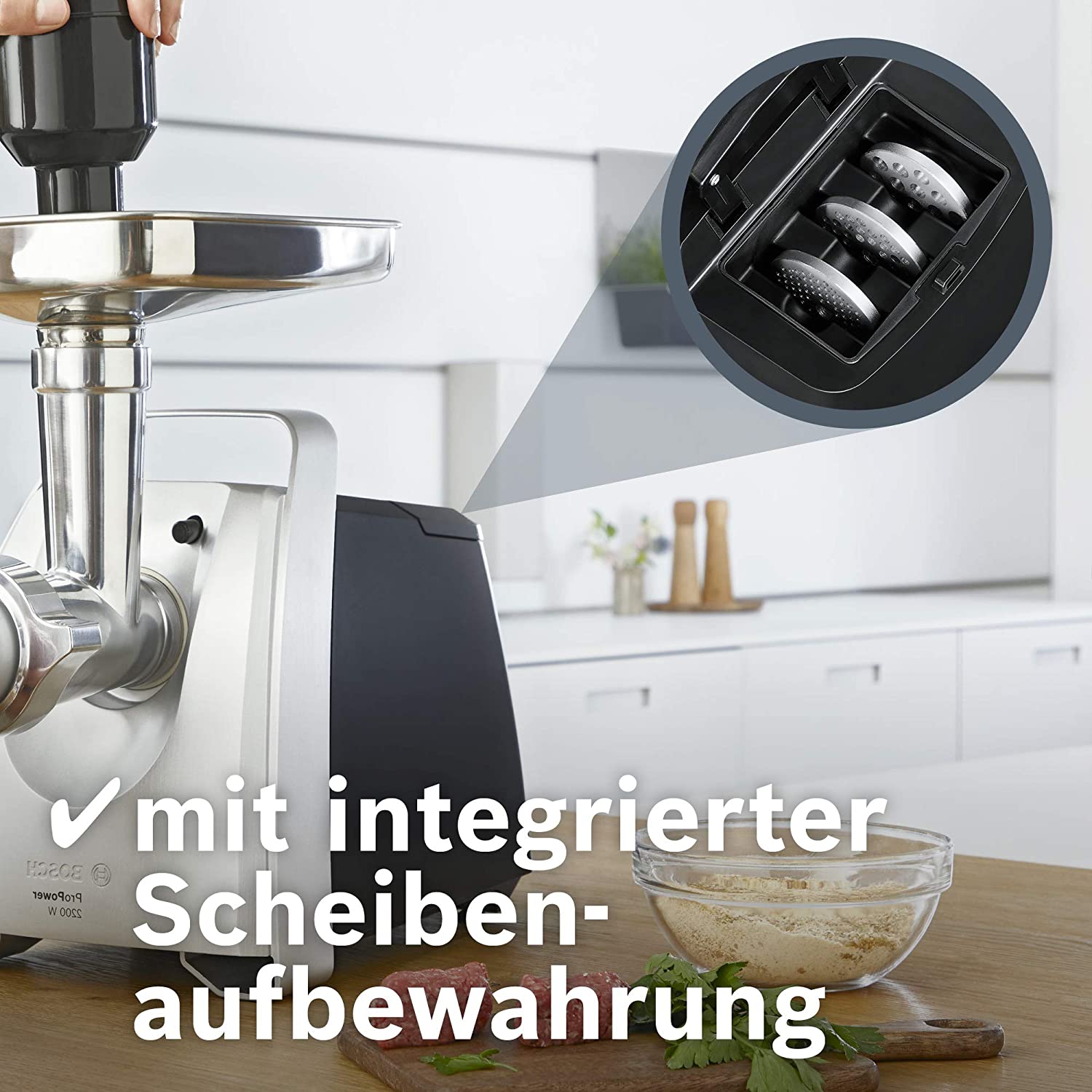 Bosch MFW68660 Fleischwolf ProPower schwarz