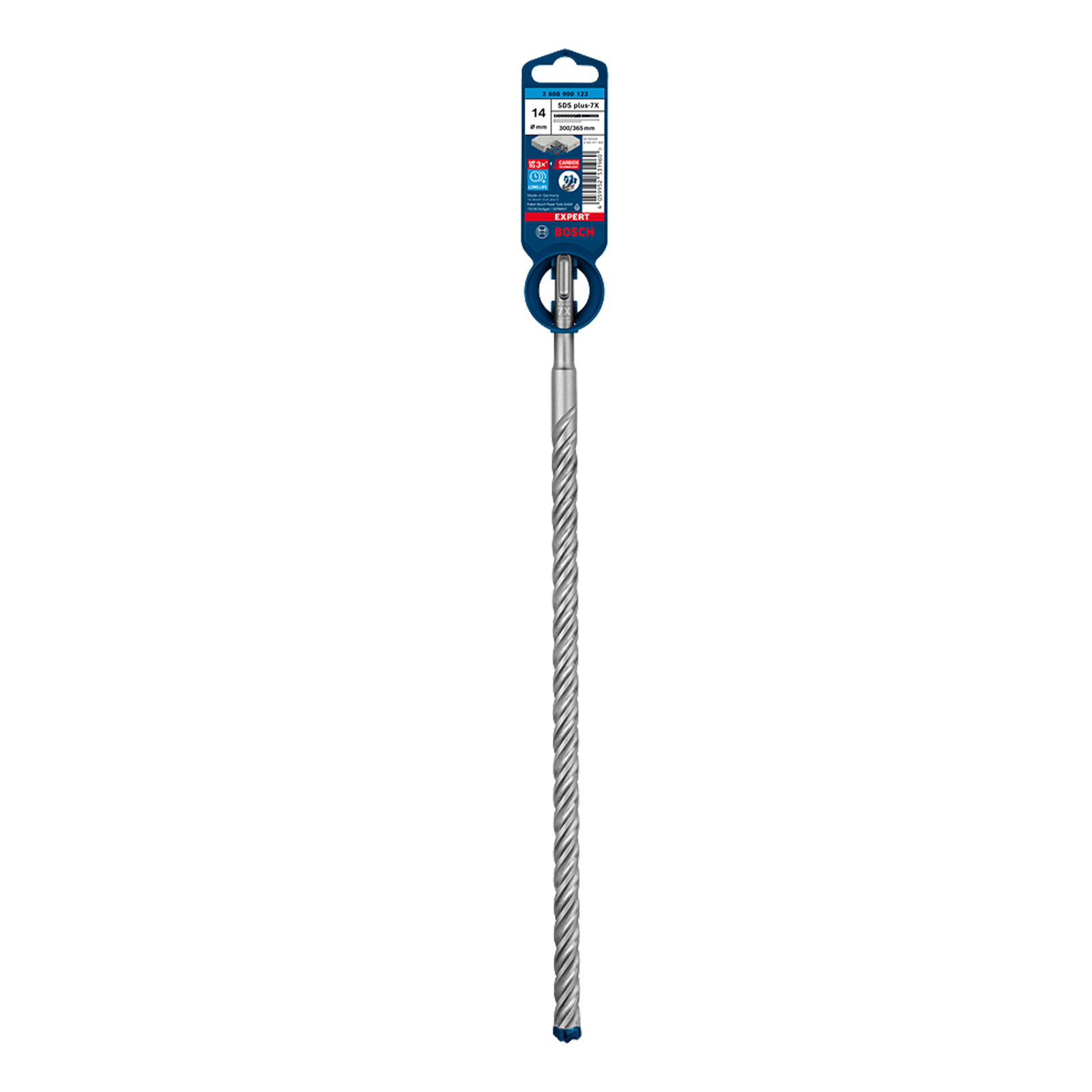Bosch Professional Expert SDS plus-7X Hammerbohrer, 14 x 300 x 365 mm. Fuer Bohrhaemmer