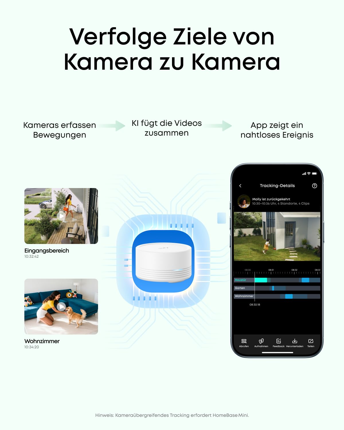 eufy eufyCam C35 (2er-Pack), Kabellose Überwachungskamera Außen & Innen