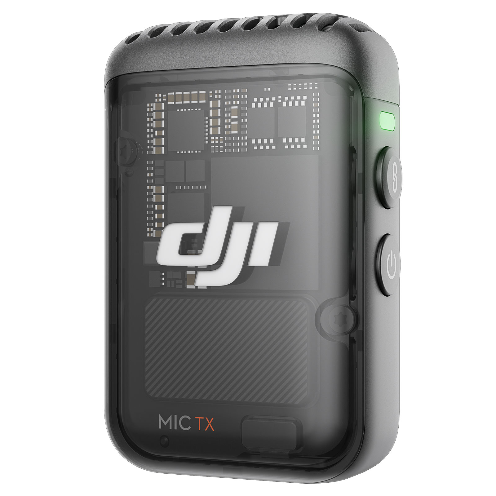 dji Mic 2-Sender (Perlweiß), kabelloses Mikrofon