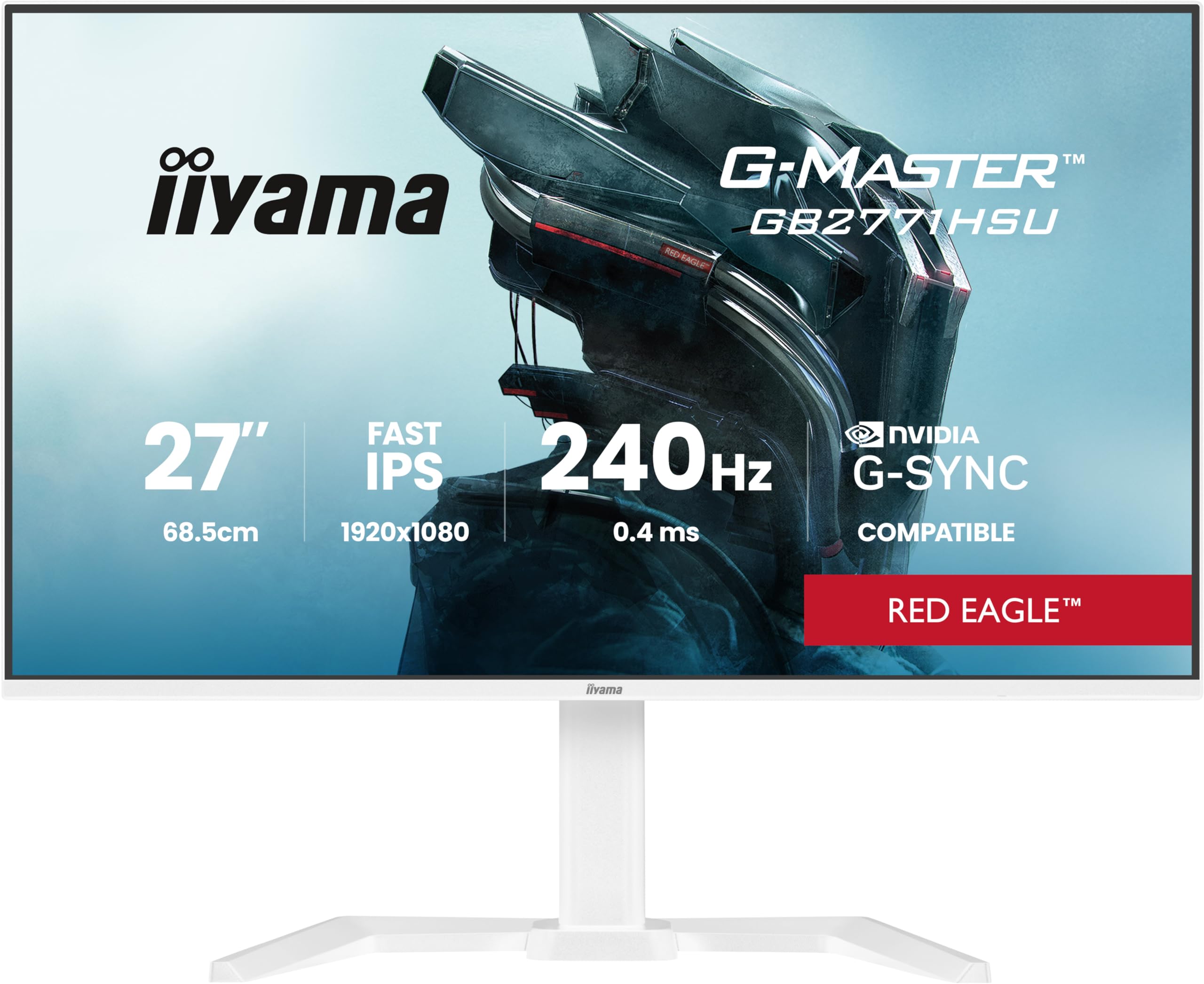 iiyama G-Master Red Eagle GB2771HSU-W1 27" Monitor Full HD Fast IPS 240Hz 0,4 ms