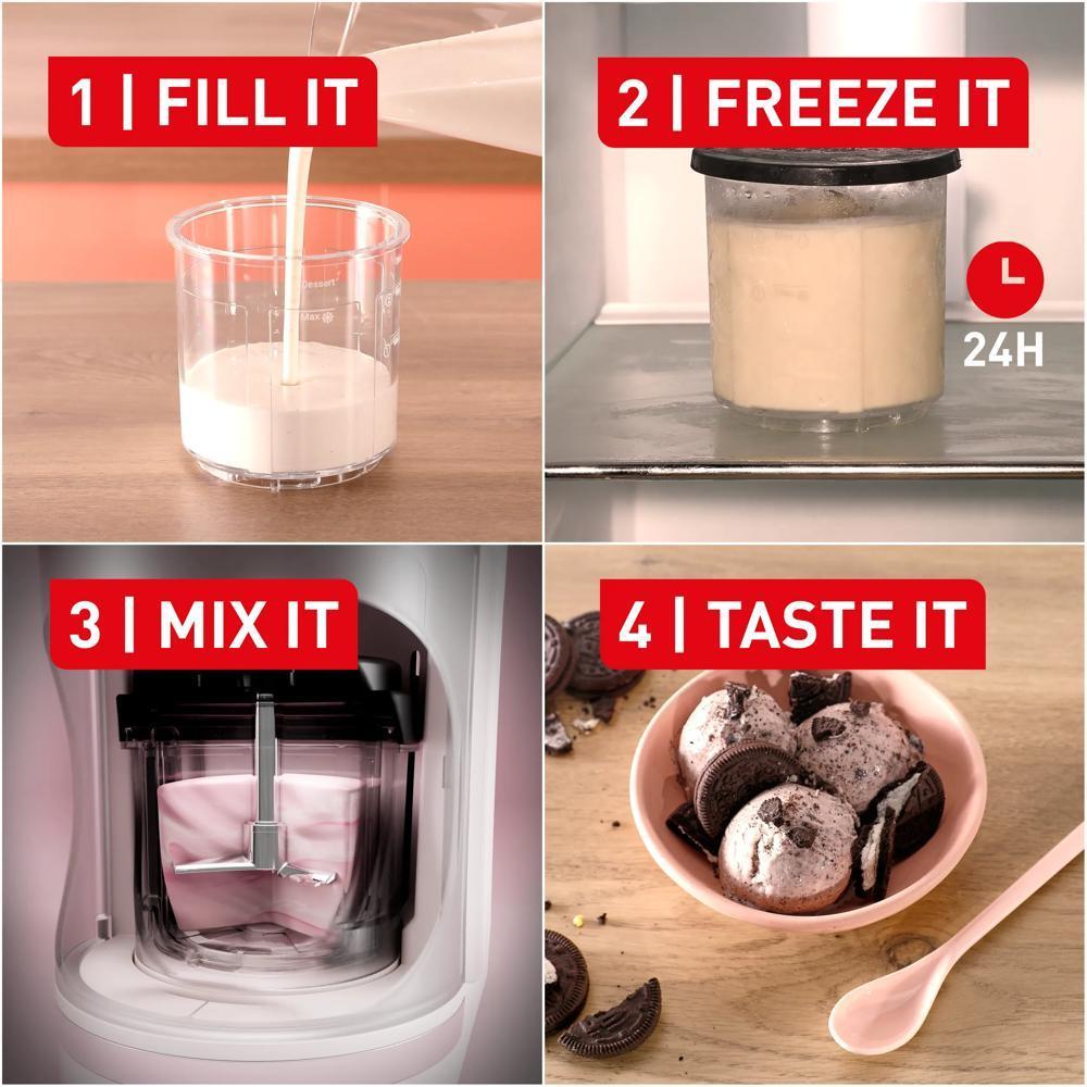 TEFAL IG602A Dolci Eismaschine Eis-Getränke