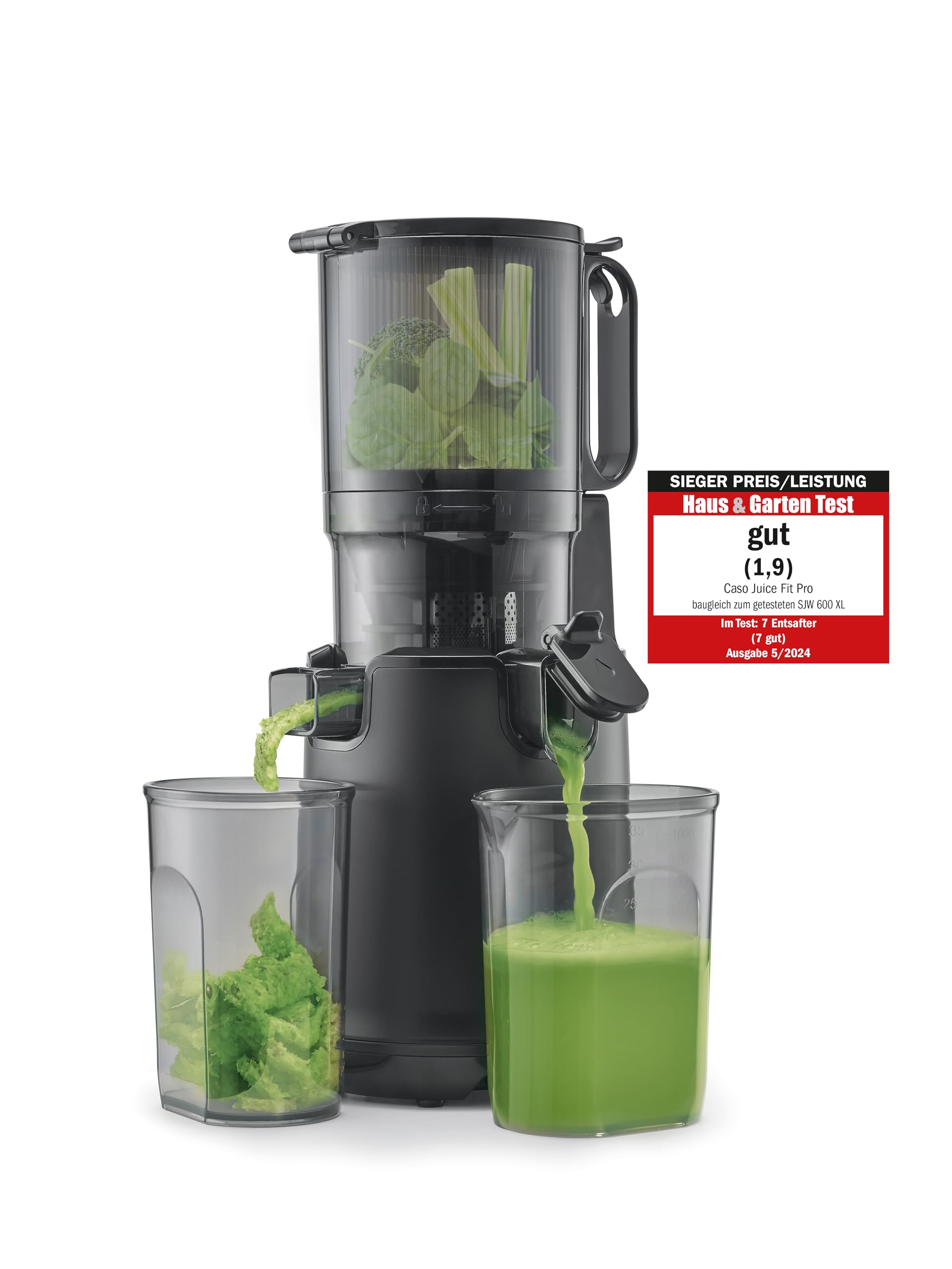 CASO Juice Fit Pro - Slow Juicer, Testsieger: Haus & Garten Test
