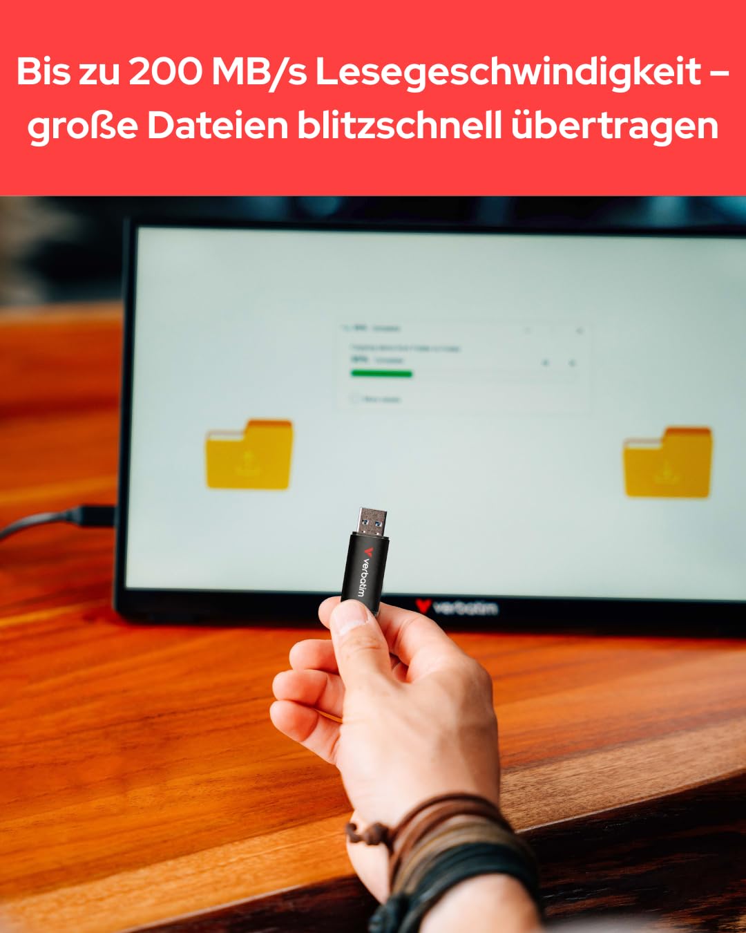 Verbatim V200 Metal USB Stick Drive 64 GB - USB 3.2 Gen 1