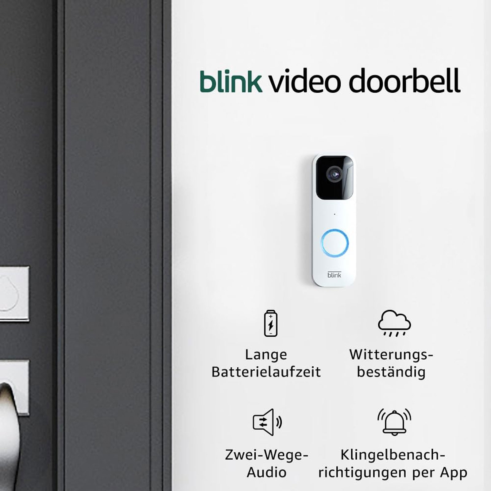 Blink Video Doorbell white Türklingel mit Kamera