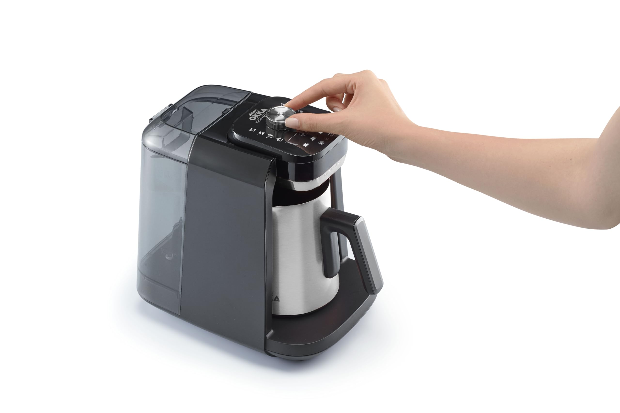 Arzum OK0038-0500 Rich Pro Plus Kaffeemaschine Chrome