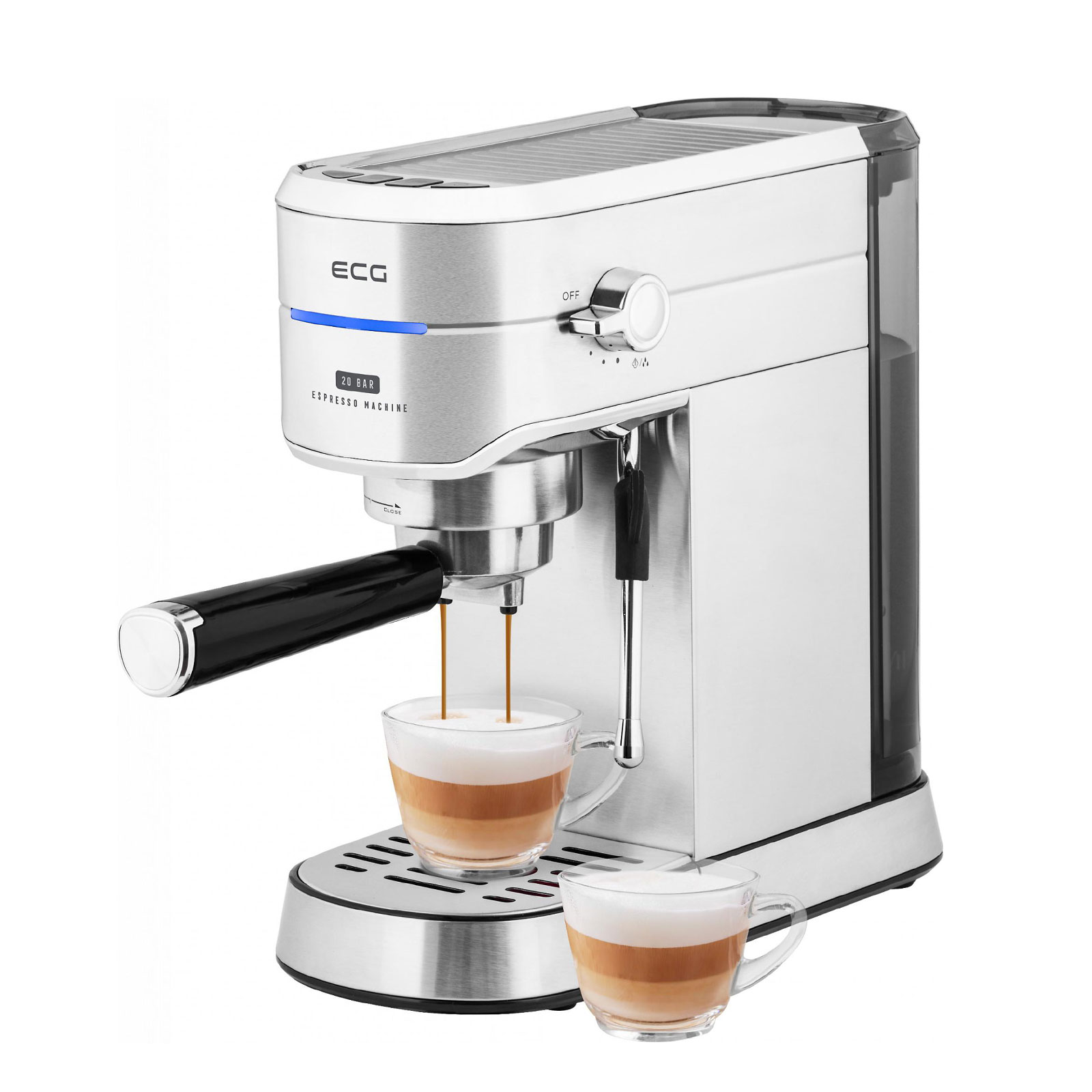 ECG ESP 20501 IRON Siebträger-Espressomaschine