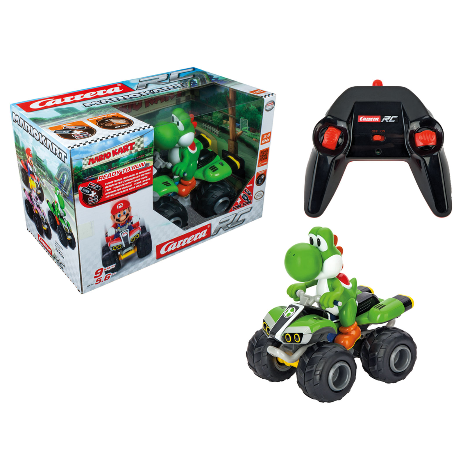 Carrera 2,4 GHz Mario Kart™, Yoshi - Quad Ferngesteuertes Auto