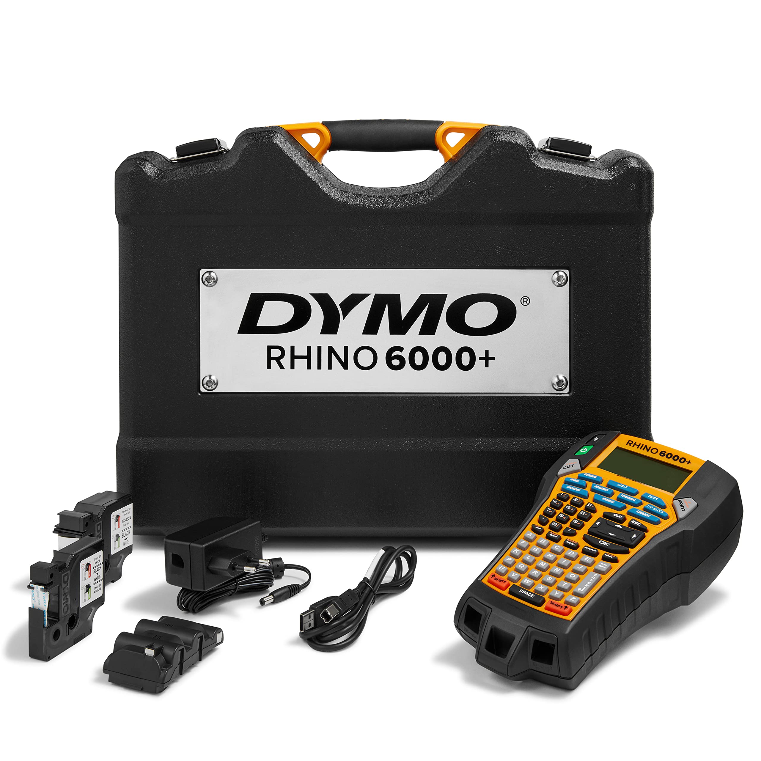 Dymo Rhino 6000+ im stabilen Hartschalenkoffer Etikettendrucker