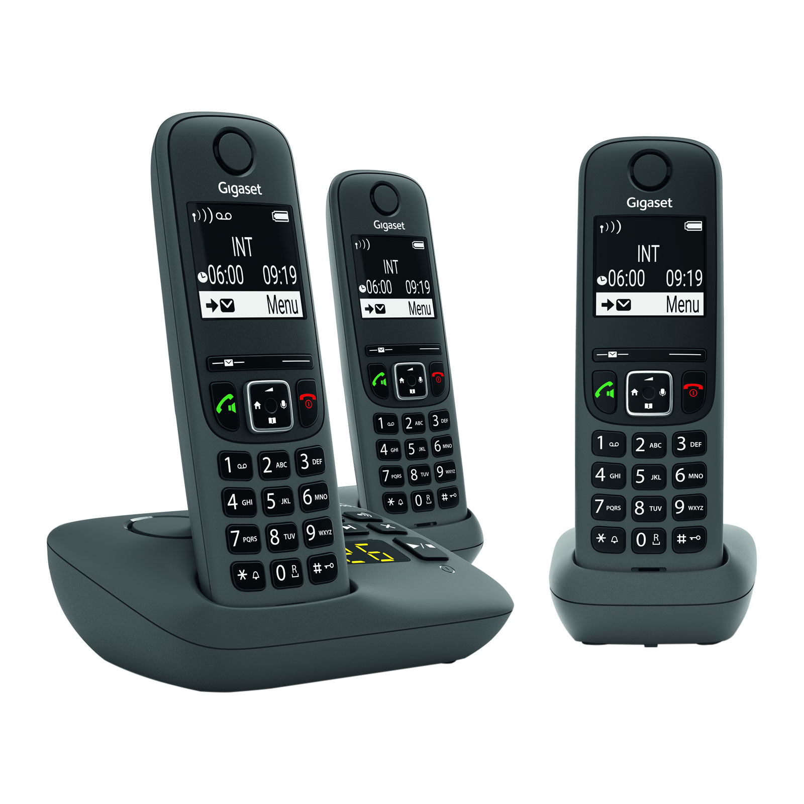 Gigaset AE 690A Trio Festnetz-Telefon anthrazit 