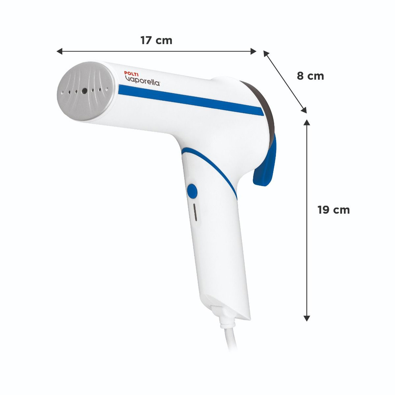 Polti Vaporella Travel Steamer Blau GSM50B Dampfbürste
