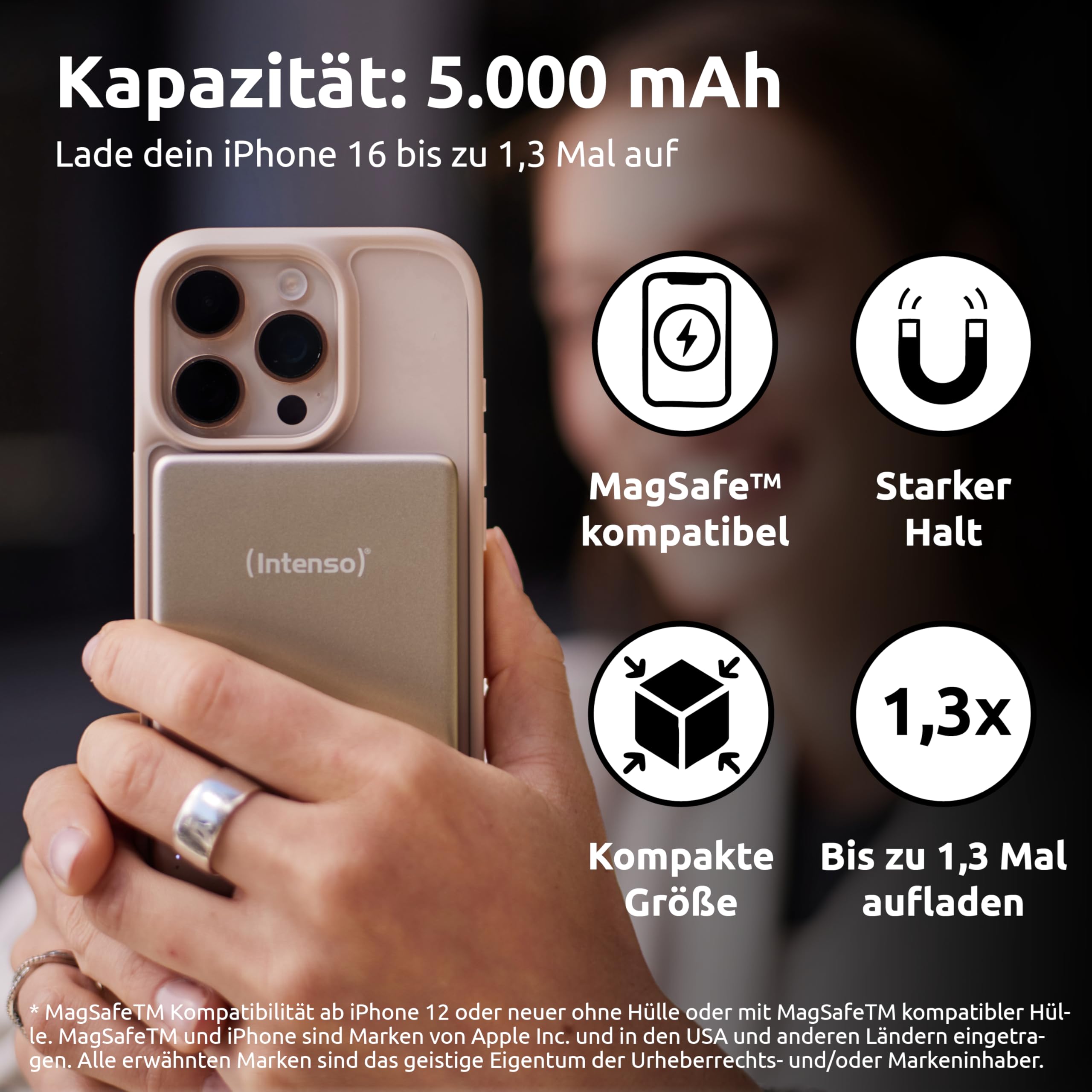 Intenso MW5000 Magnetische Powerbank 5000 mAh