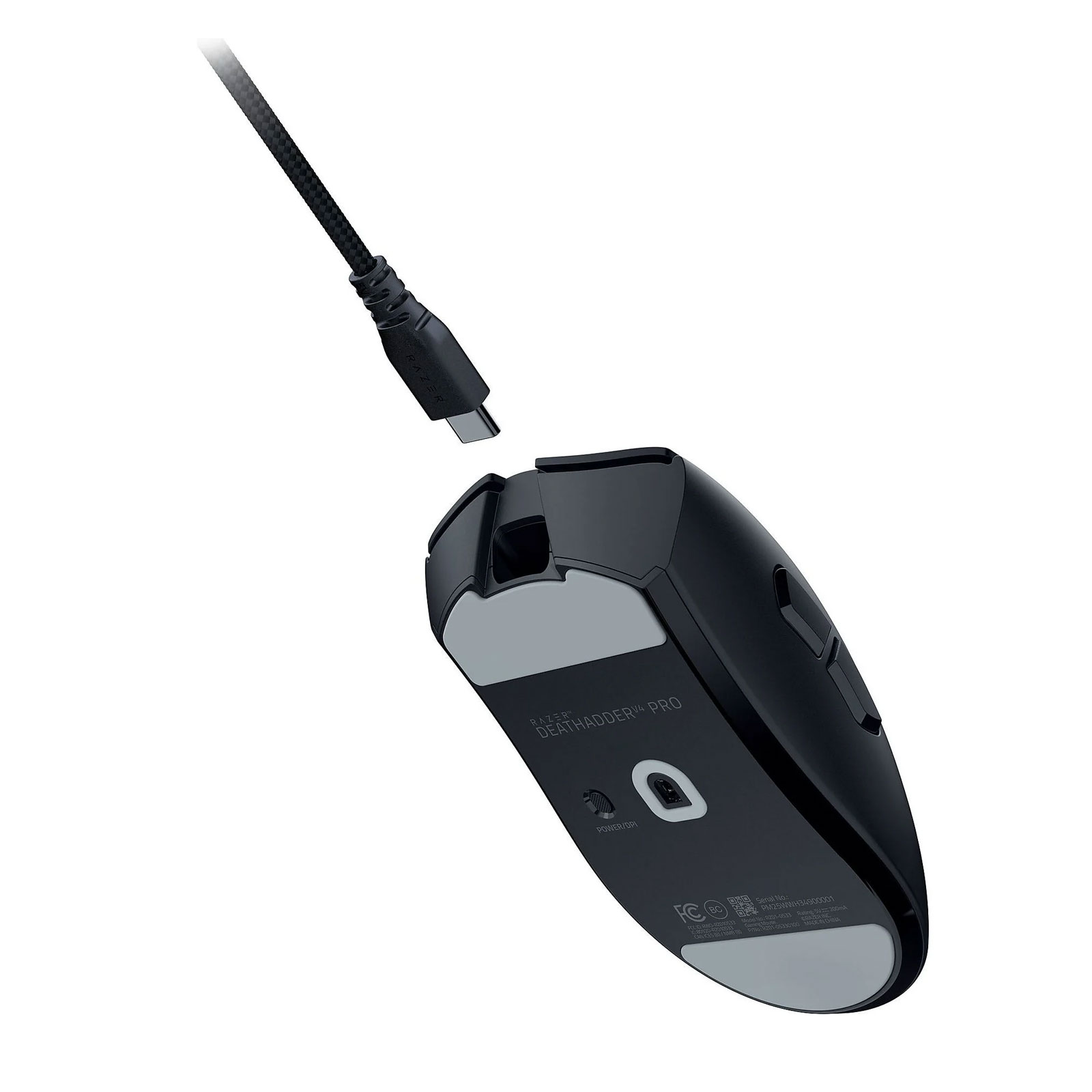 RAZER DeathAdder V4 Pro, Schwarz Gaming-Maus