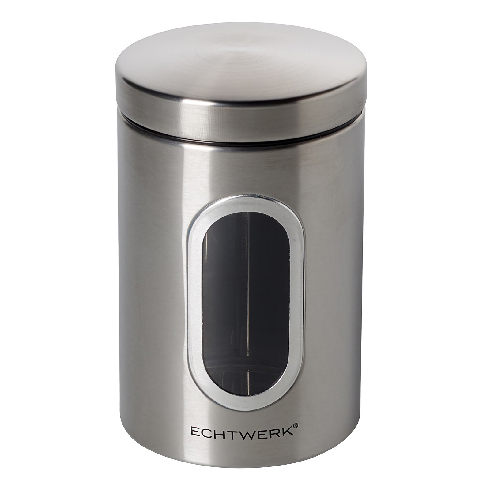 Echtwerk Vorratsdose 3er Set - Metalldose mit luftdichtem Deckel und großem Sichtfenster