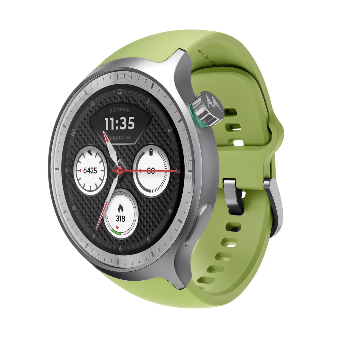 Motorola Watch Premium Silver + Herbal Garden