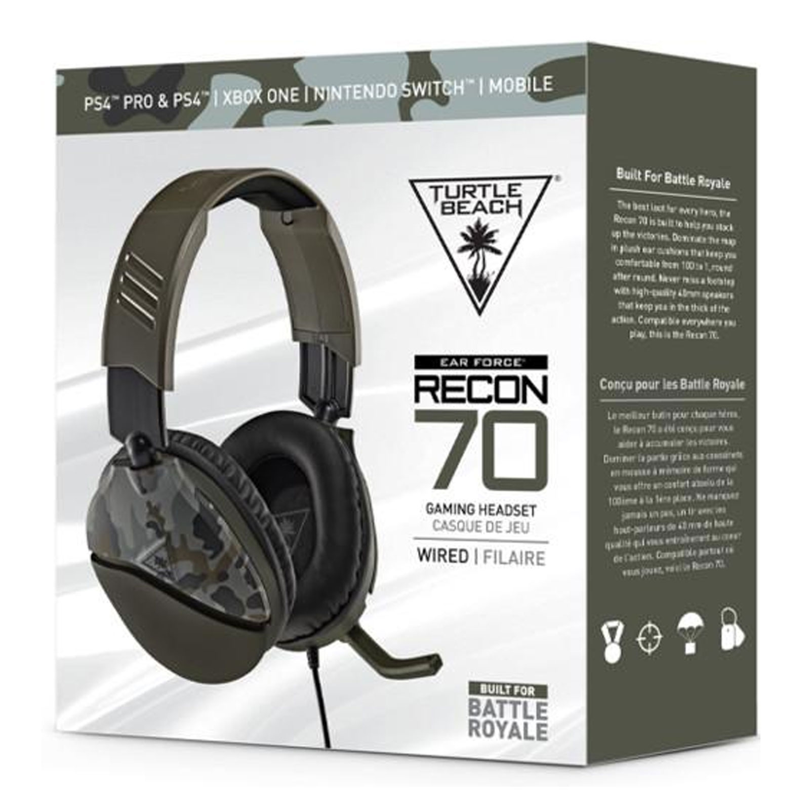 Turtle Beach Ear-Force Recon 70 Playstation Gaming-Headset PS4 PS5 Camouflage