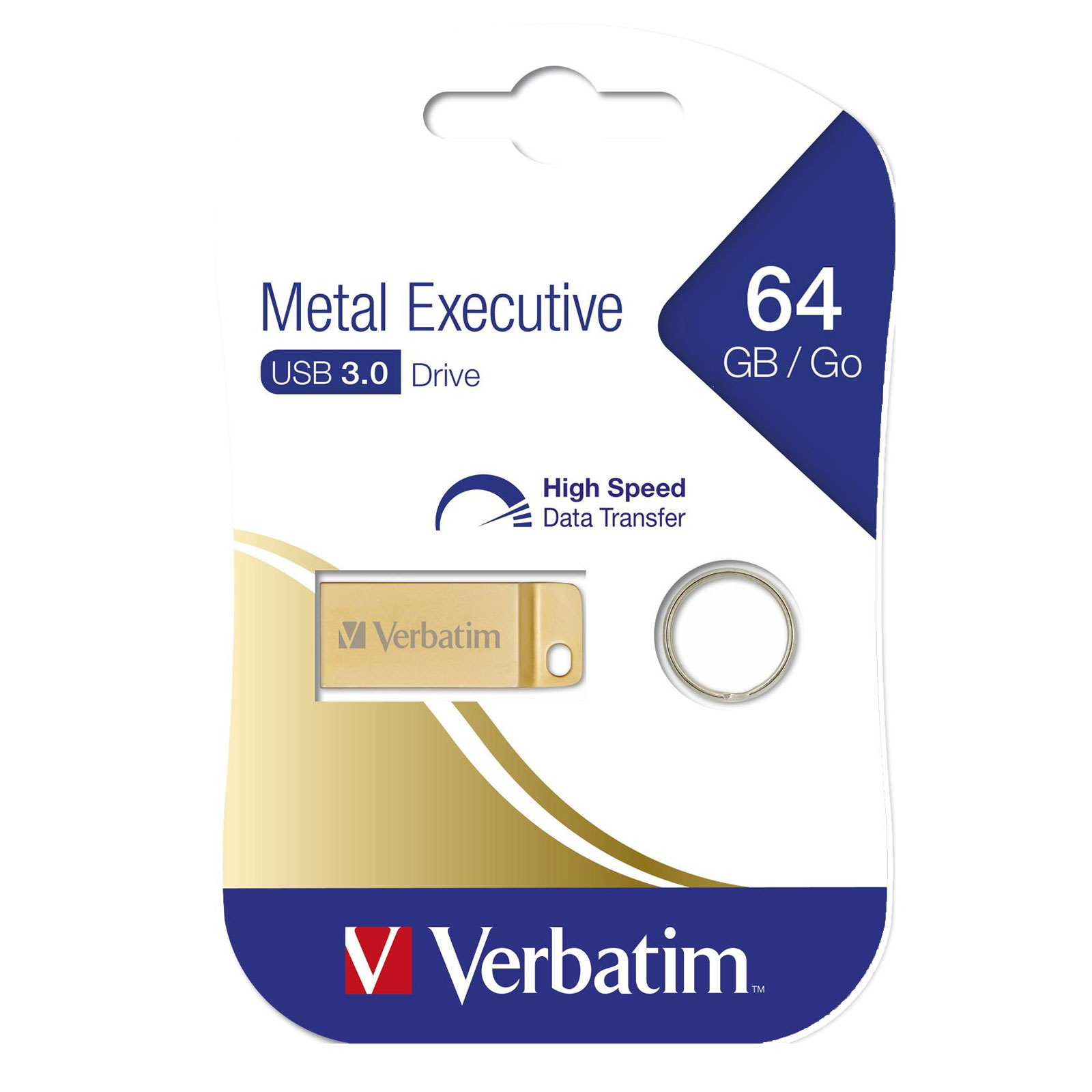 Verbatim Metal Executive USB 3.0 64GB Gold