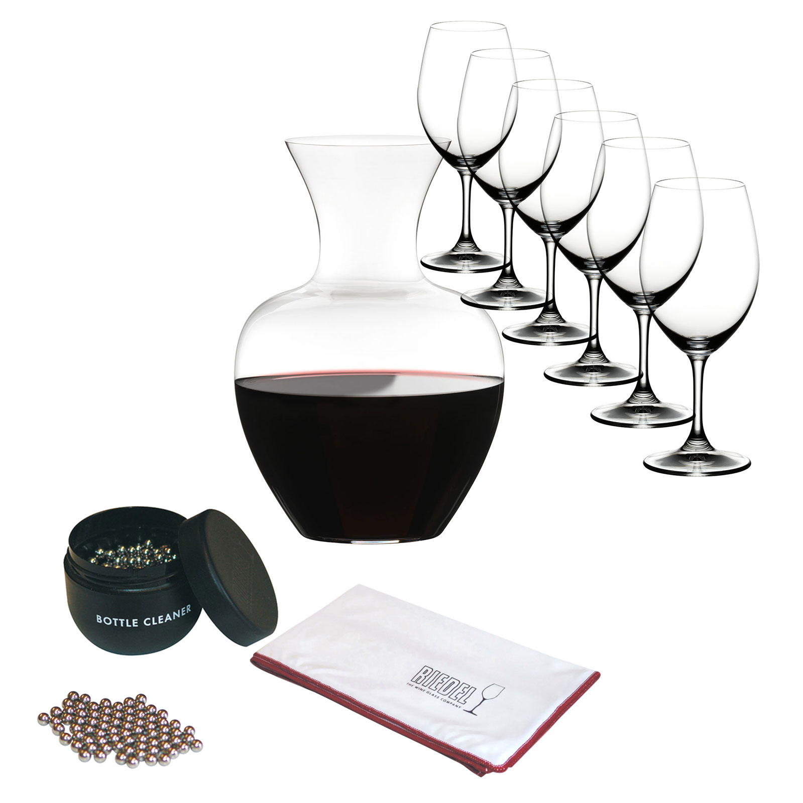 Riedel Ouverture Weinset inkl Dekanter und Reinigungstuch Riedel Ouverture Weinset inkl Dekanter und Reinigungstuch