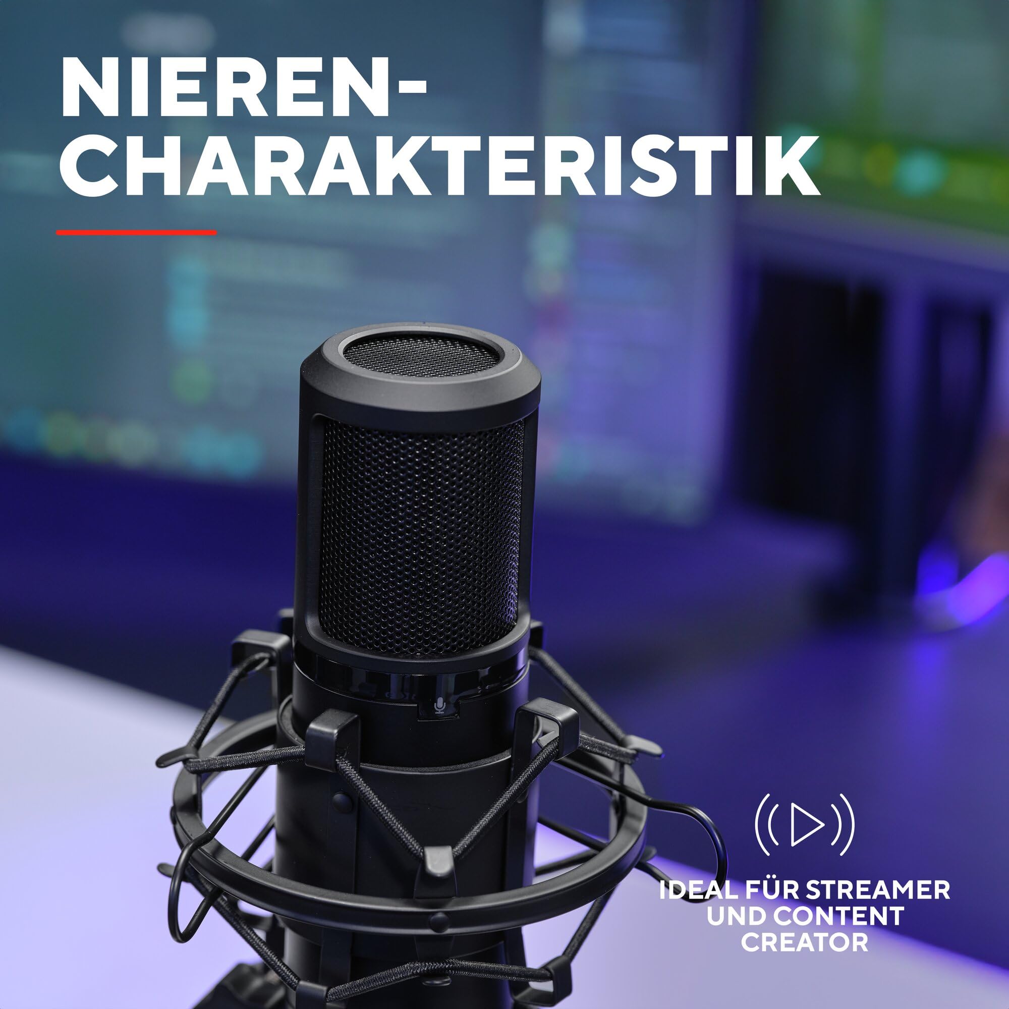 GXTrust 269 Emita II Mikrofon mit Verstellbarer Mic Ständer