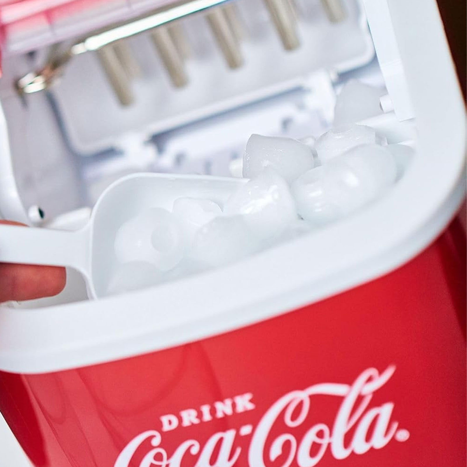 SALCO SEB-28CC COCA-COLA® Eiswürfelbereiter, Rot