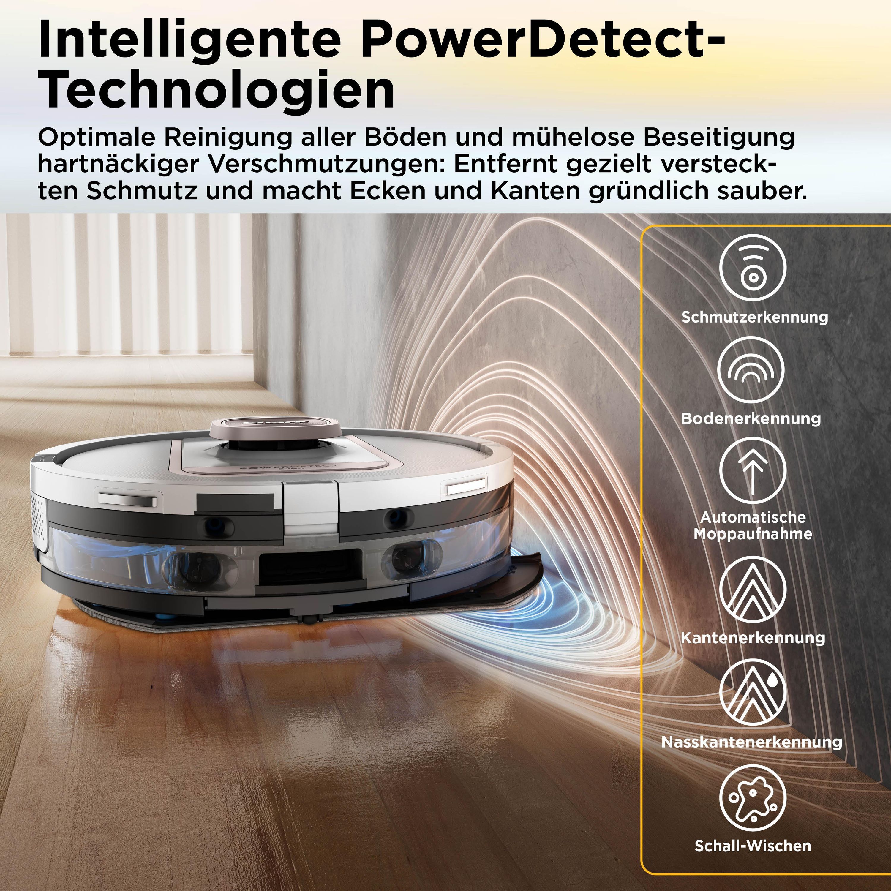 Shark RV2910XEEUWH ThermaCharged PowerDetect Saugroboter mit Wischfunktion