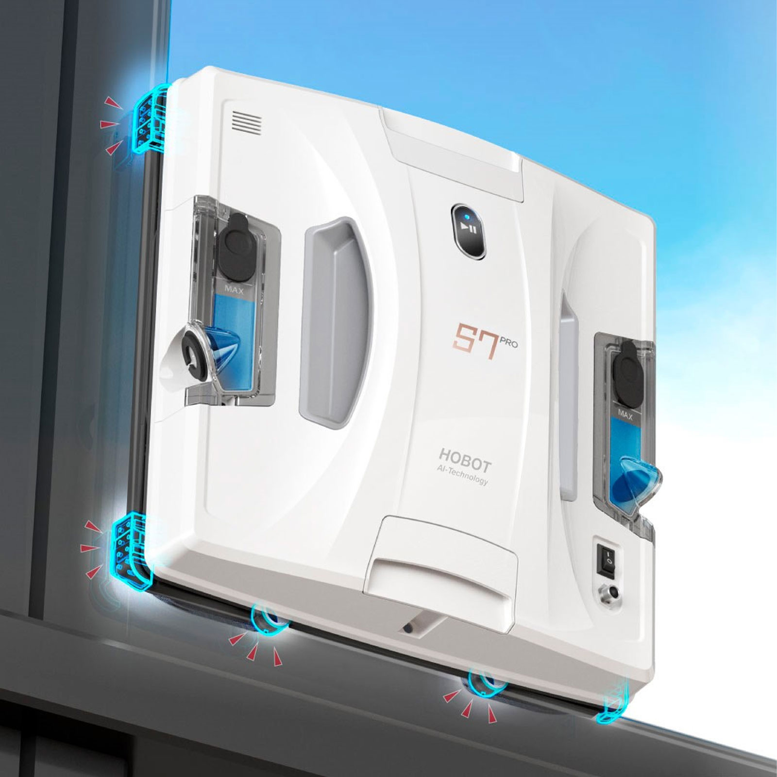 Hobot  S-7 Pro Fensterputzroboter, Weiss